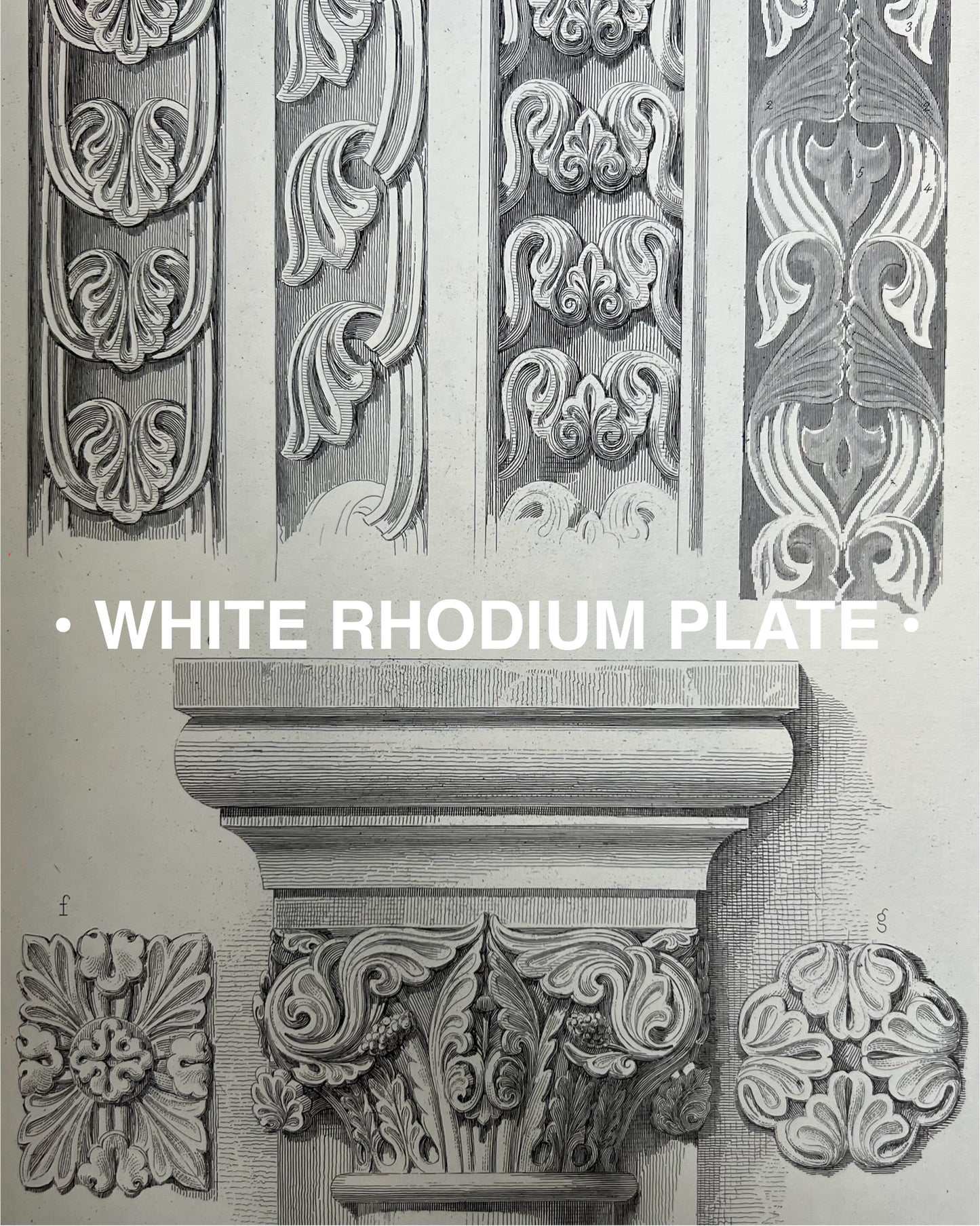 WHITE RHODIUM PLATING
