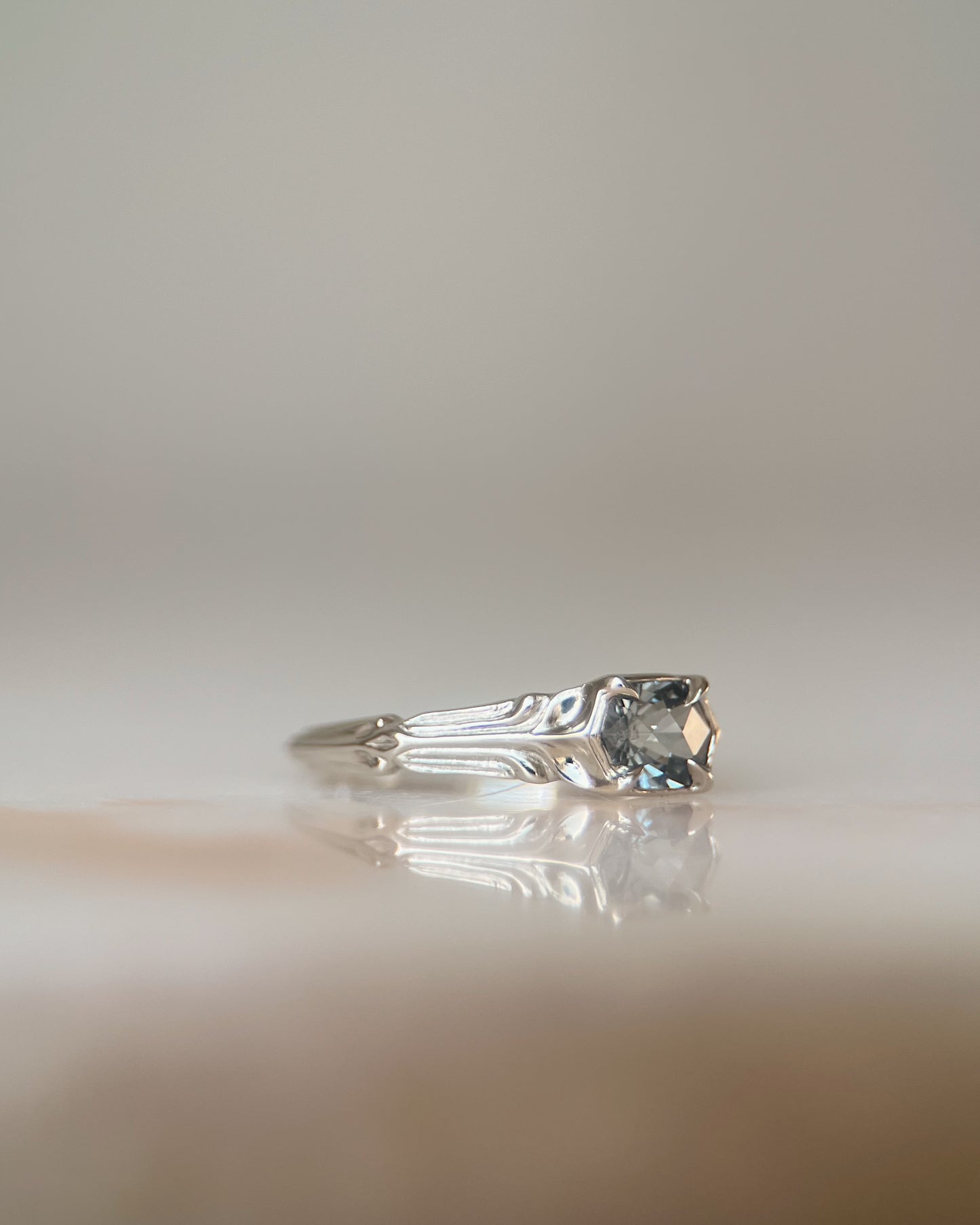 Pillars Pt II // 14kw Gold + 1.14ct Sapphire // Ring
