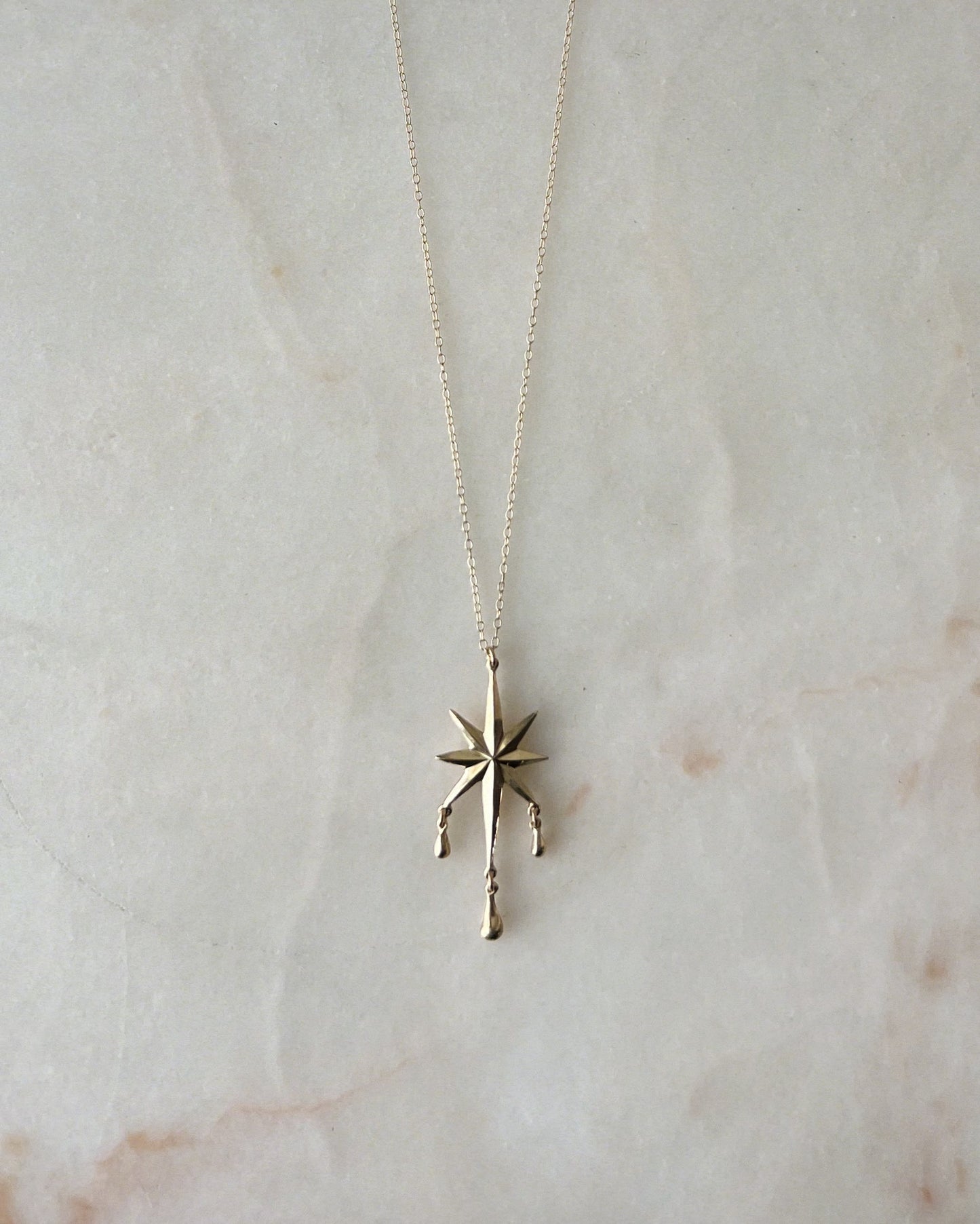 Rising Star // 14k Gold // Necklace