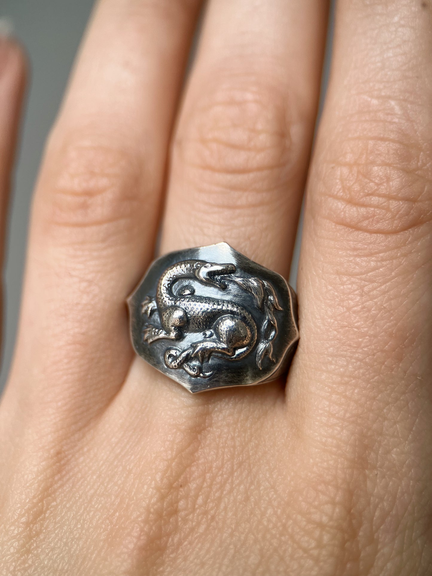 The Chambord Salamander // Signet Ring
