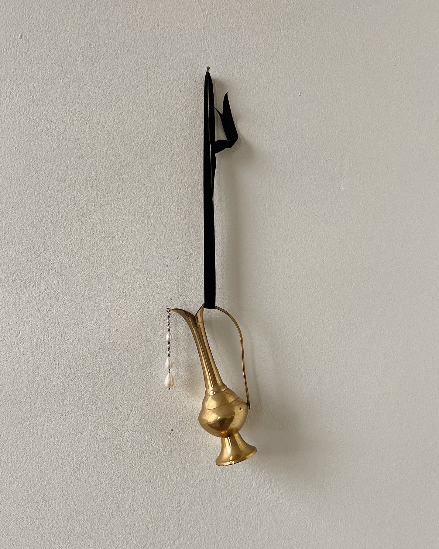 Empty Pitcher VII // Brass // House Ornament