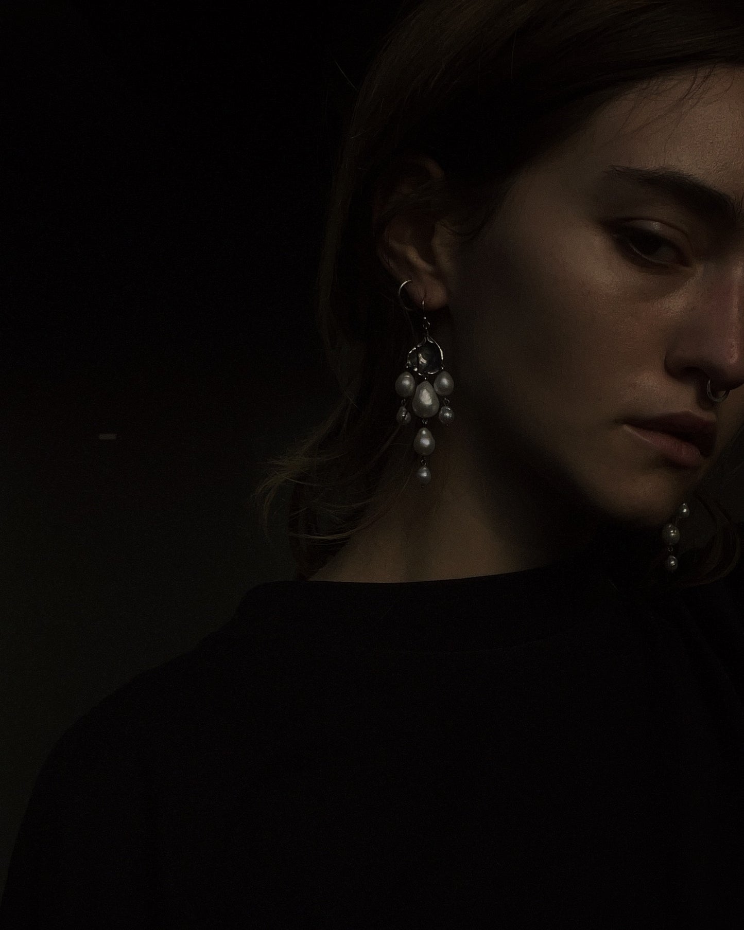 Divers Pt I // XL Baroque Pearl // Earrings