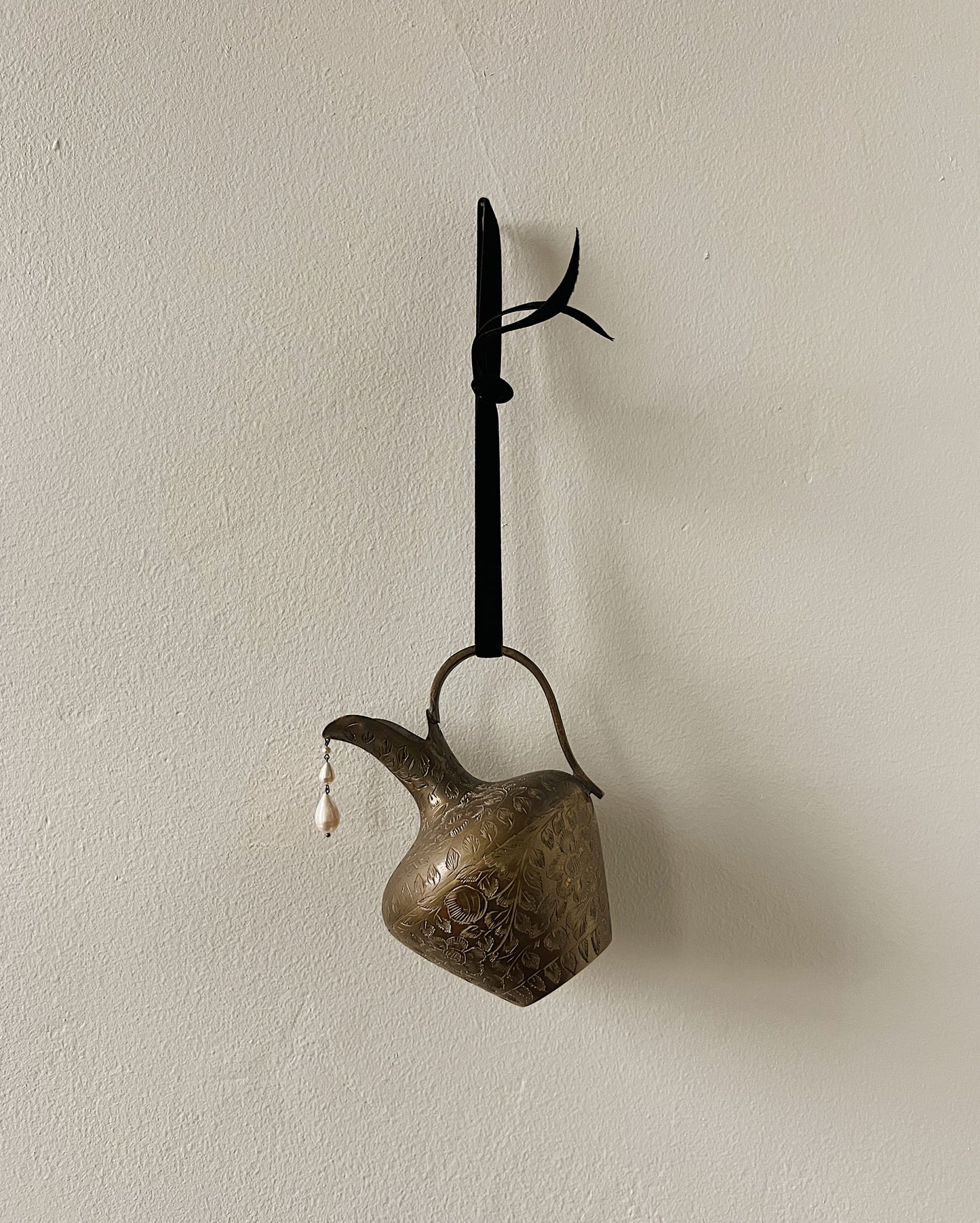 Empty Pitcher V // Brass // House Ornament