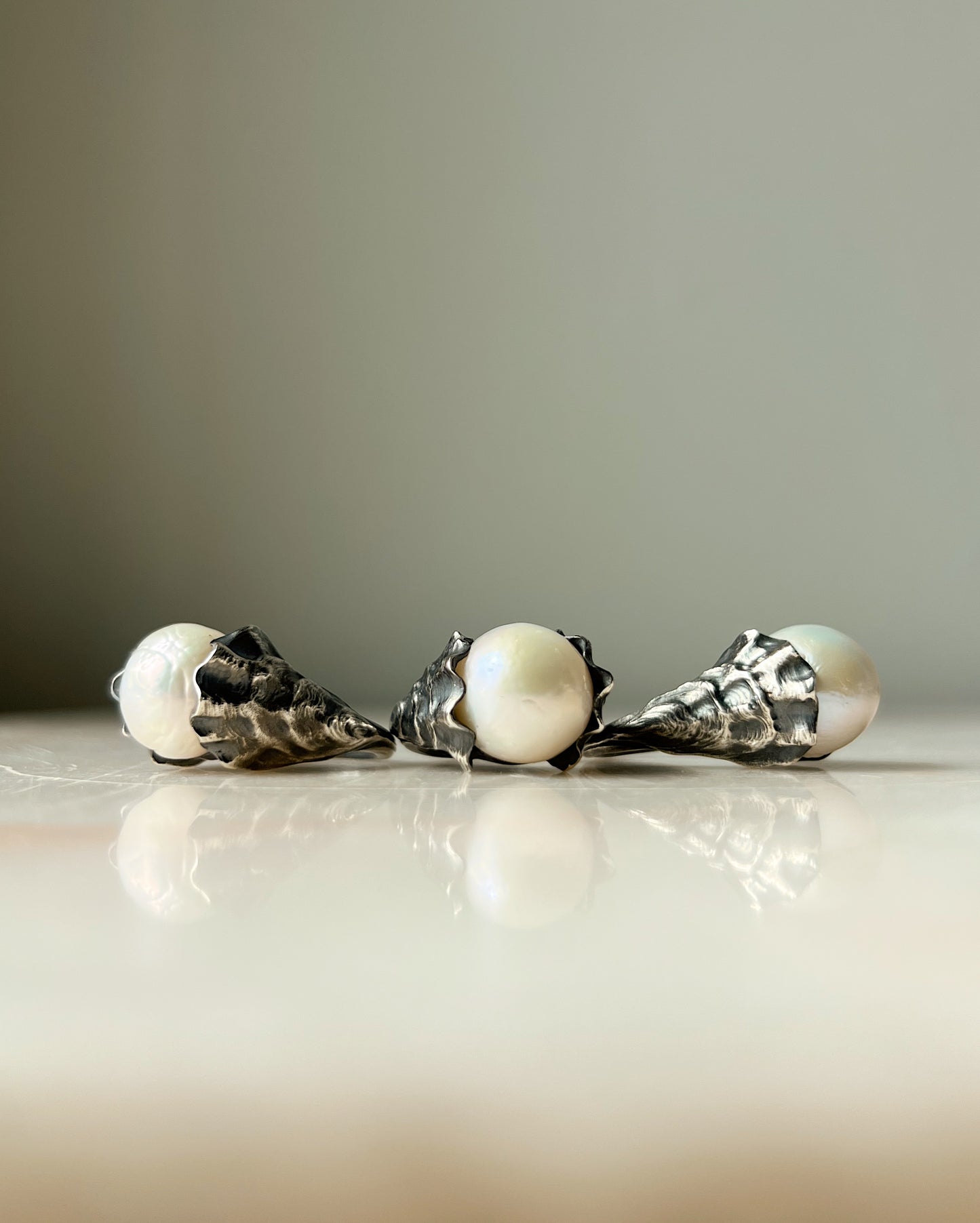 Divers XL // Limited Edition Baroque Pearl // Ring (RTS)