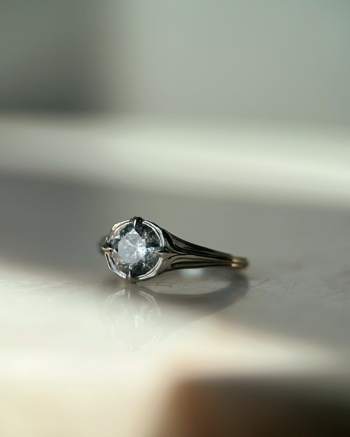 Rosette // One Of A Kind Ring // 14kw // 1.3ct Diamond