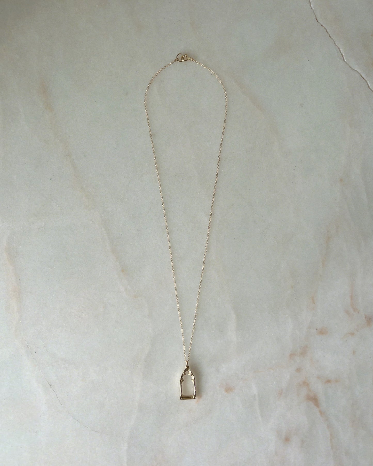 The Open Window // 14k Gold // Necklace