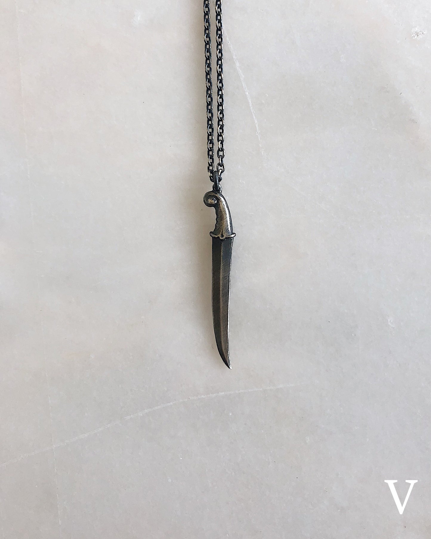 The Ceremony // Single Dagger Necklace (RTS)