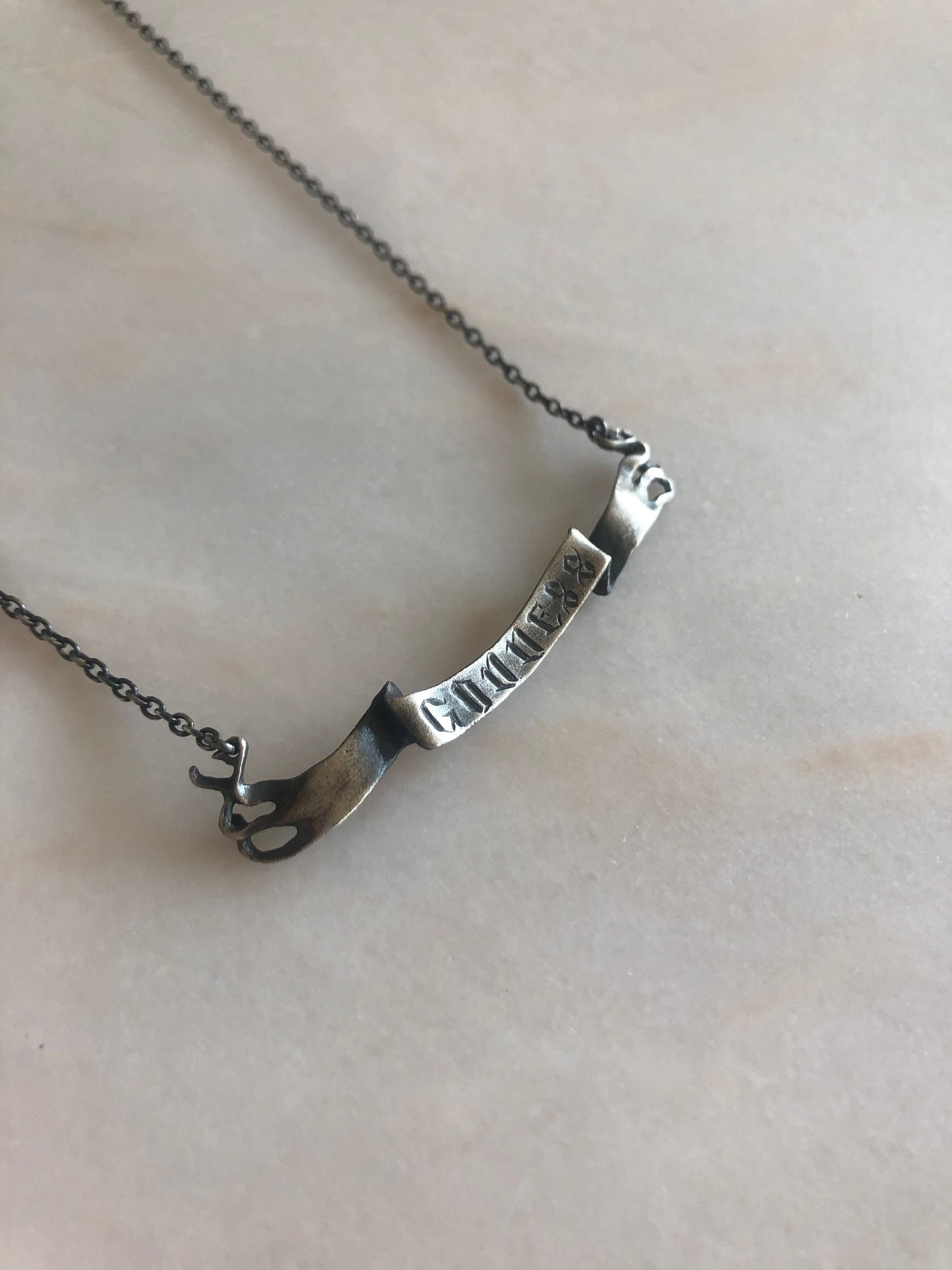 Goddess // Banner Necklace