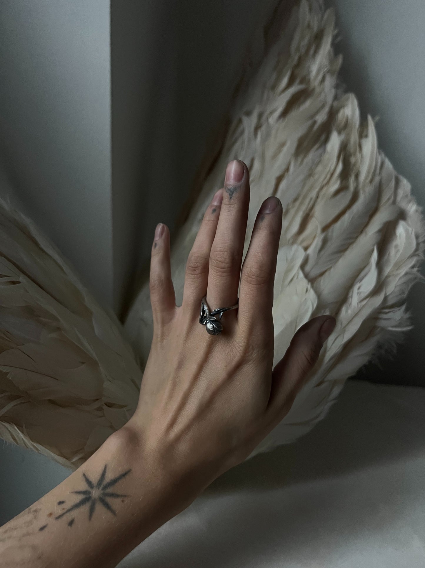 Of the Earth II // Peony Shadow Band // Ring