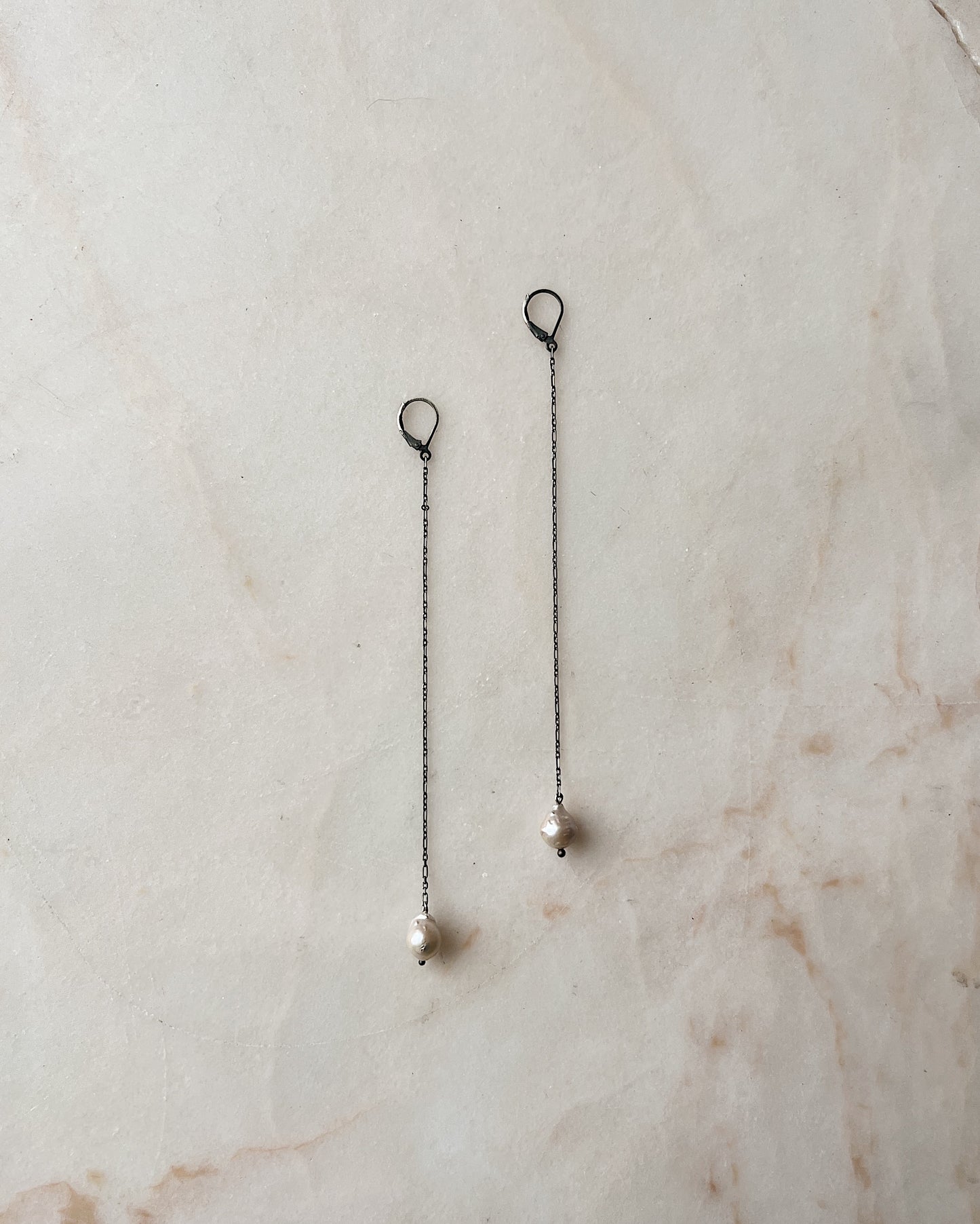 Rain // Baroque Pearl Earrings
