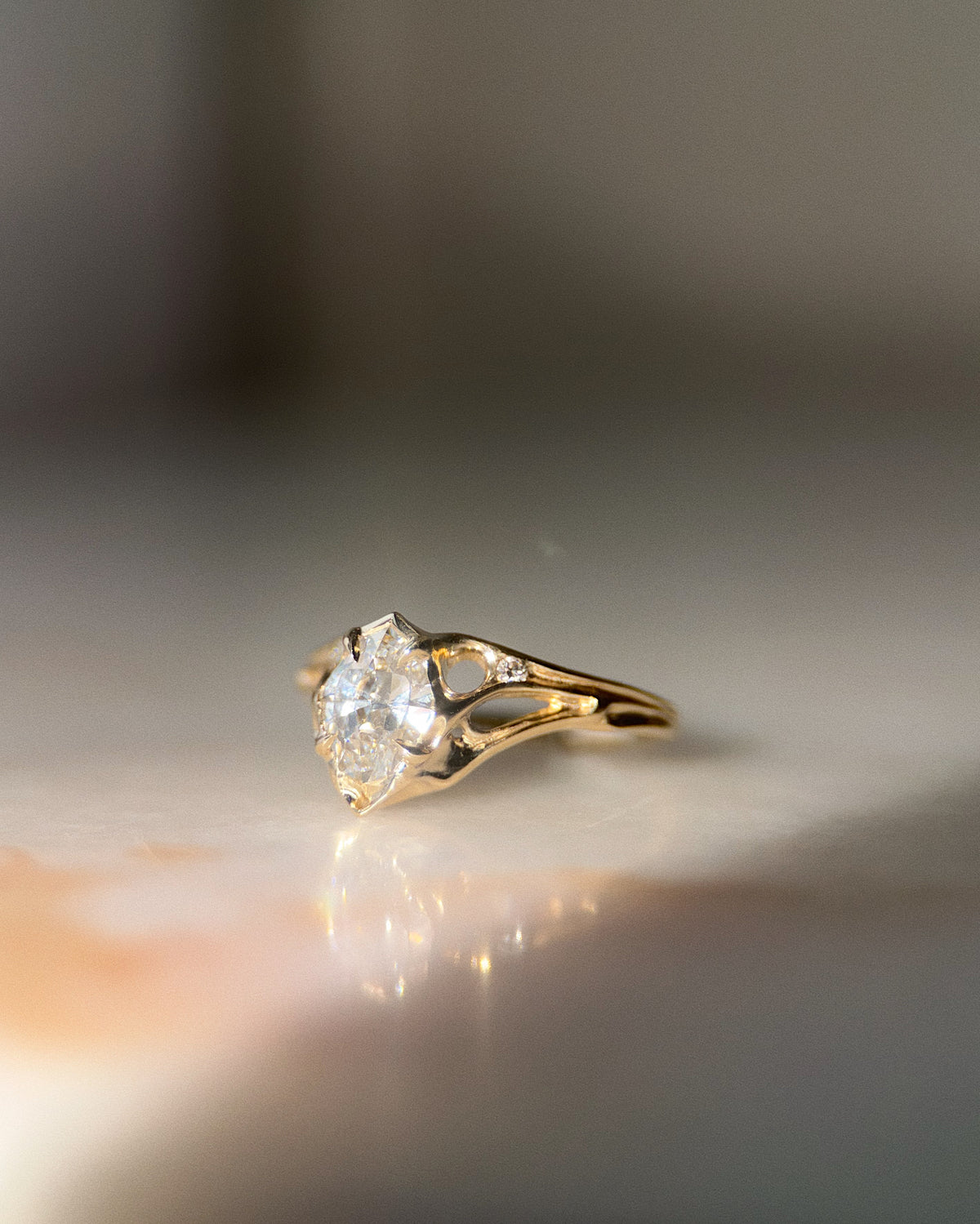 Canopy // 14ky + 1.11ct Diamond // 7.25