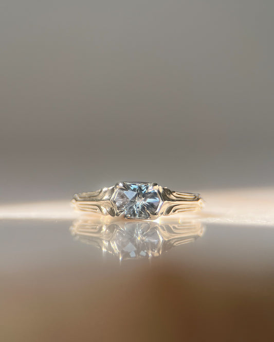 Pillars Pt II // 14kw Gold + 1.14ct Sapphire // Ring
