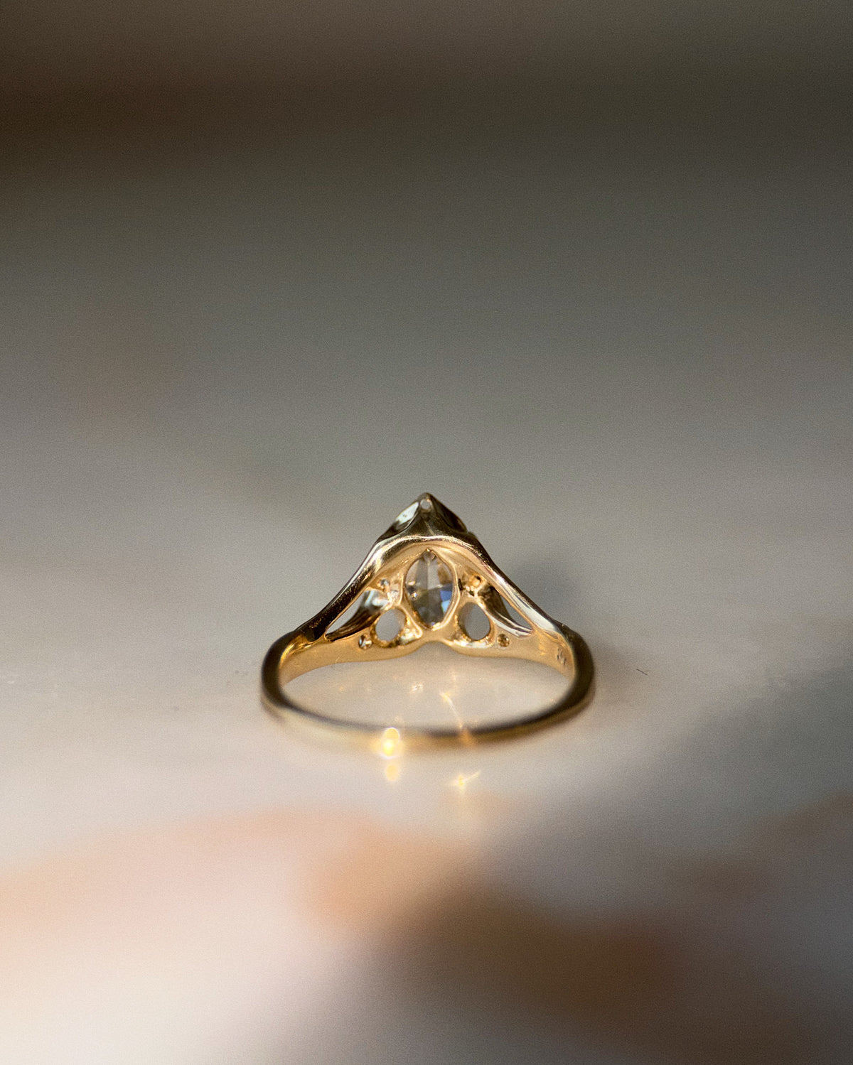 Canopy // 14ky + 1.11ct Diamond // 7.25