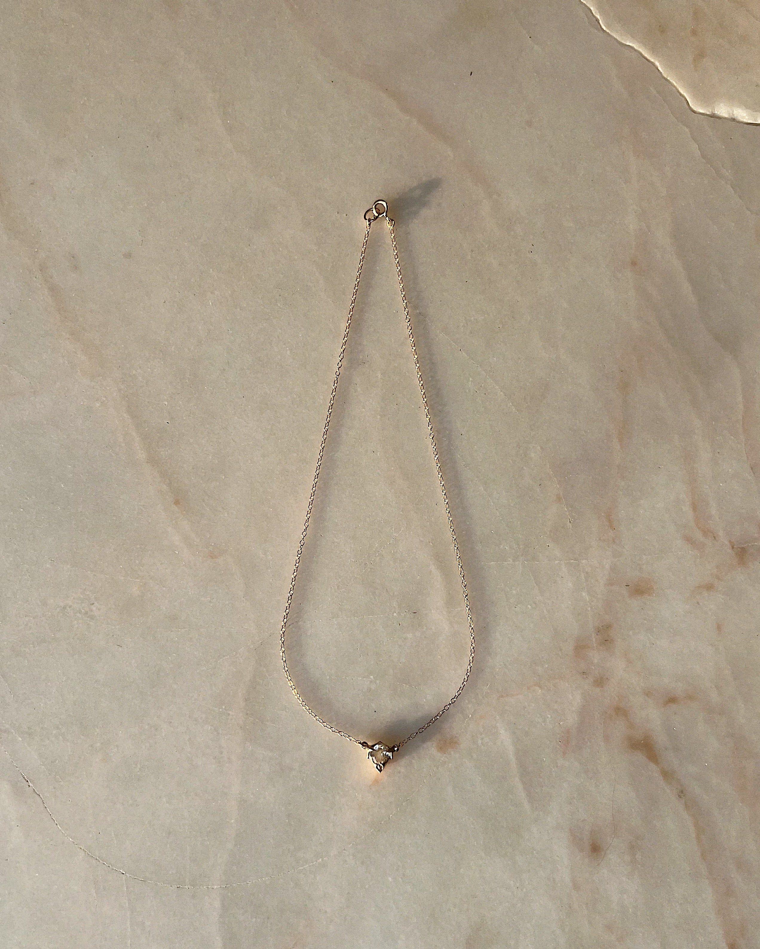 Eden II // Small Charm Necklace // Gold