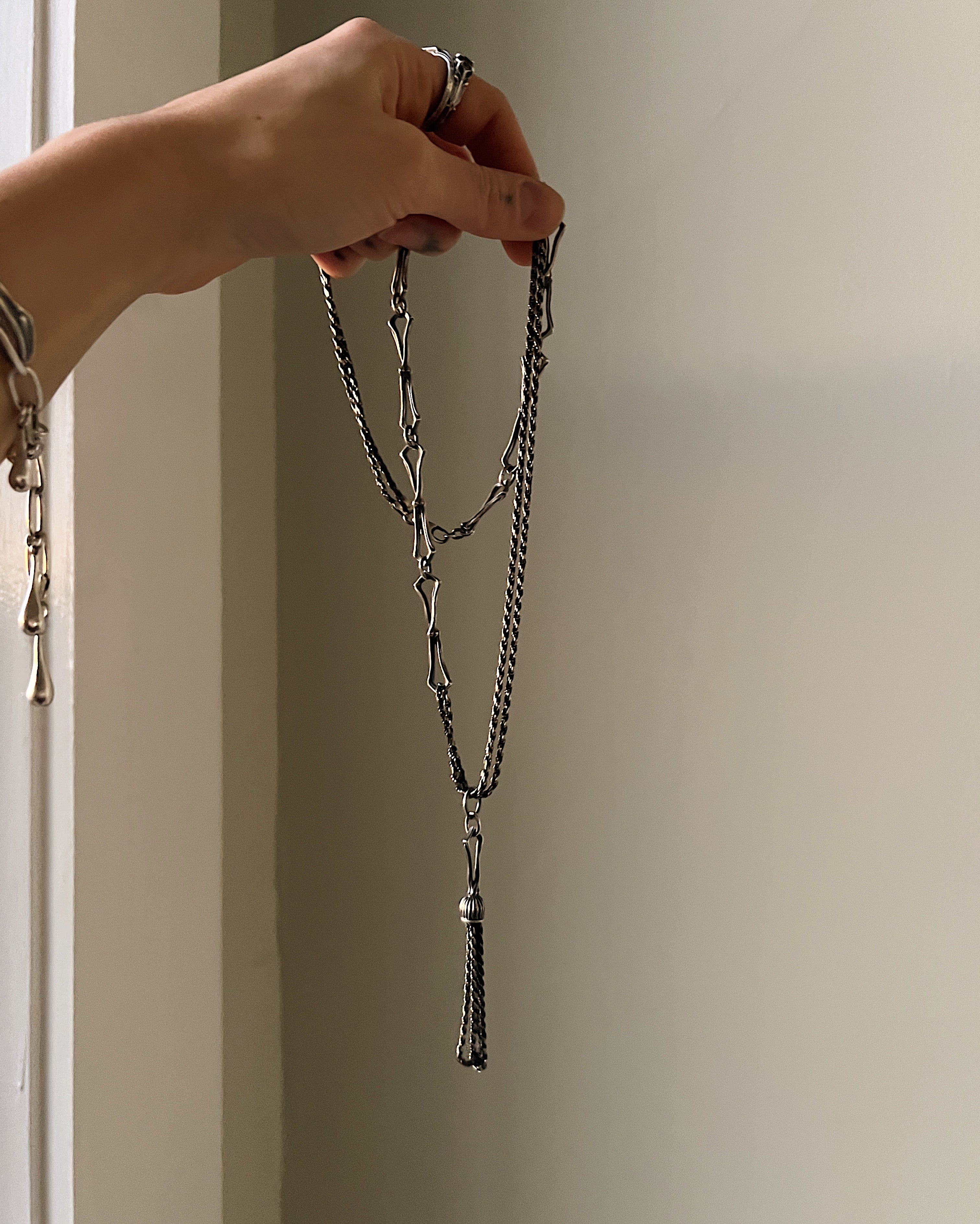 Chiasmus // Silver Necklace