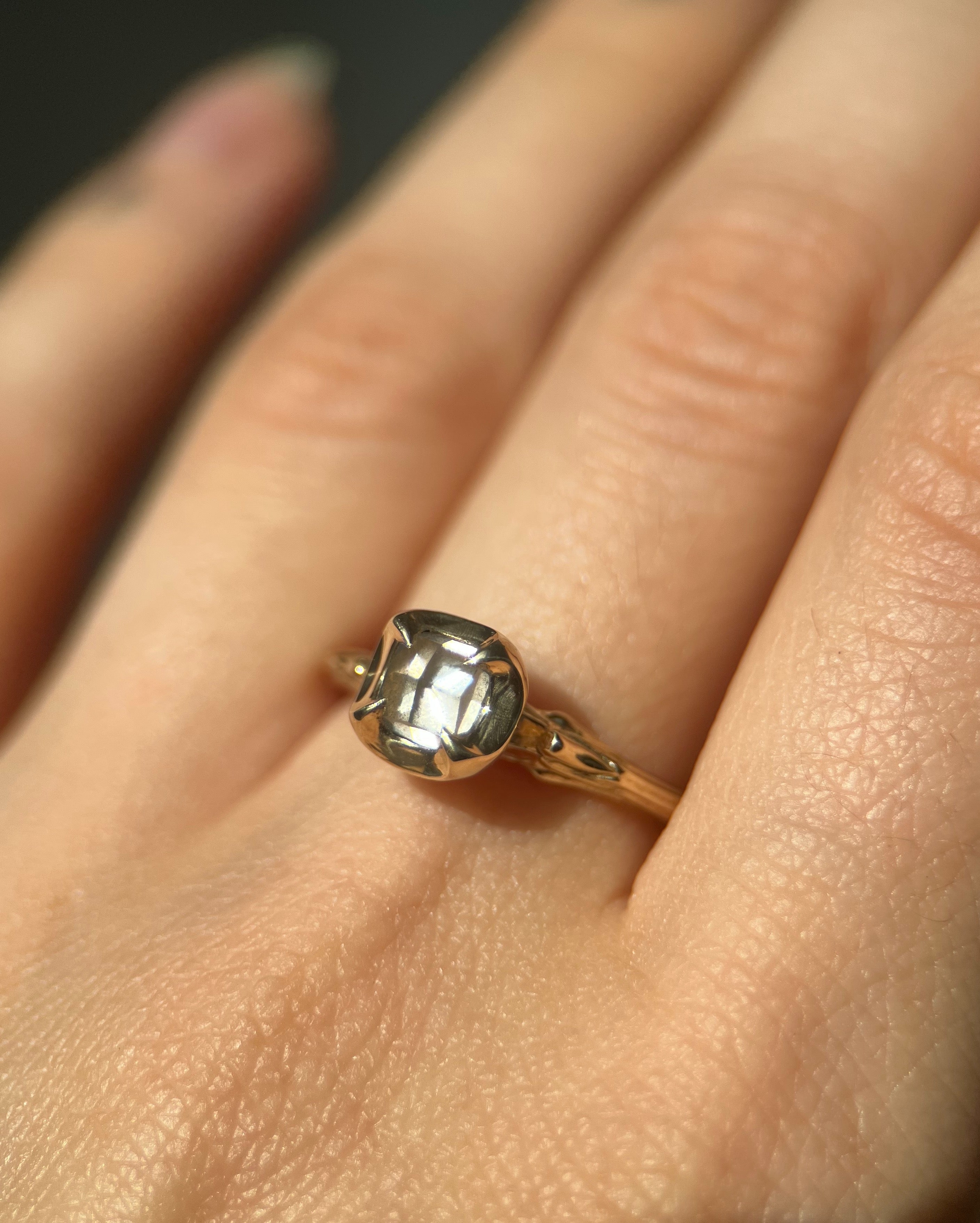 Still Life // 14ky + 1.03ct Diamond