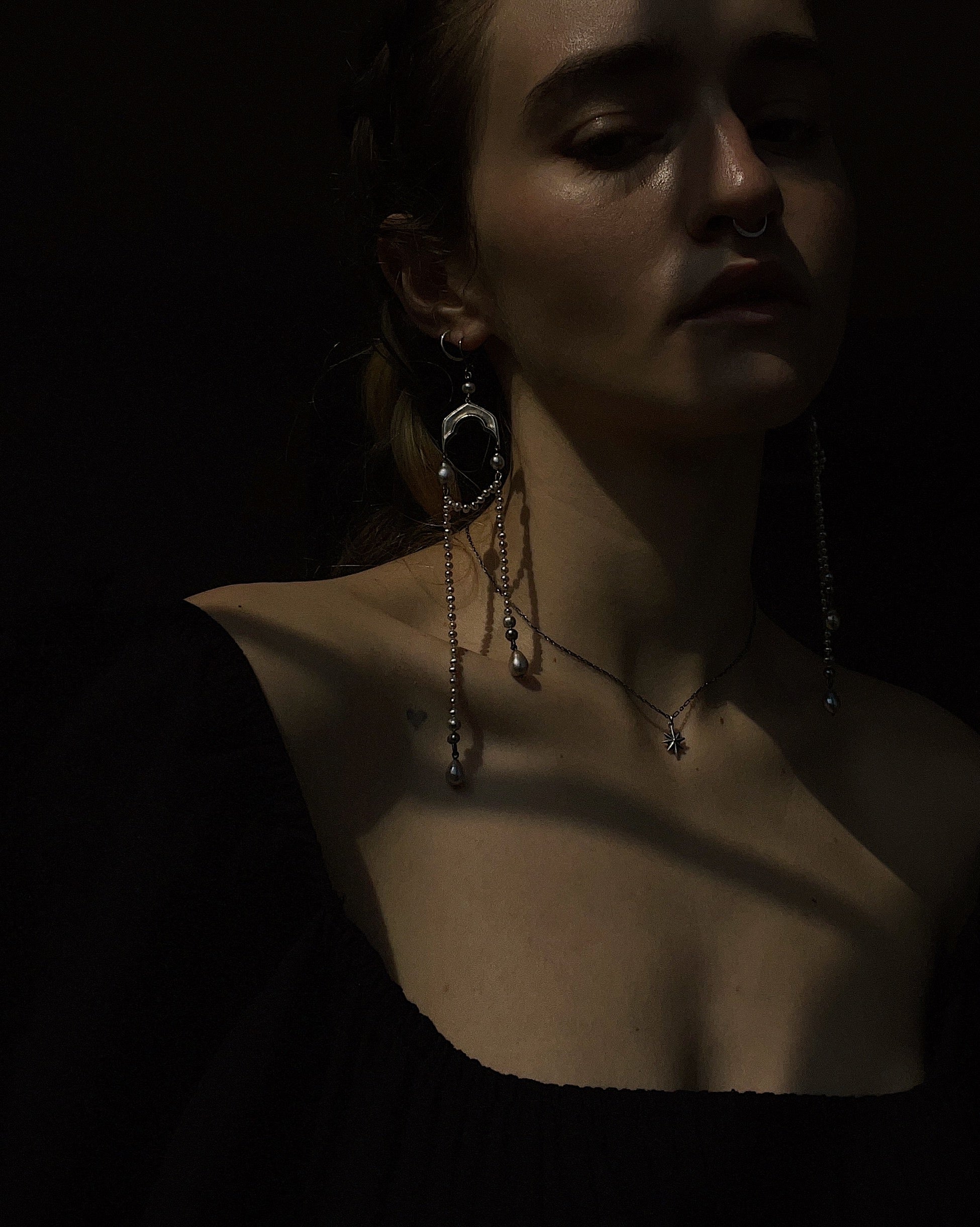 The Splitting Of A Cell Pt II //  Fresh Water Pearl Earrings