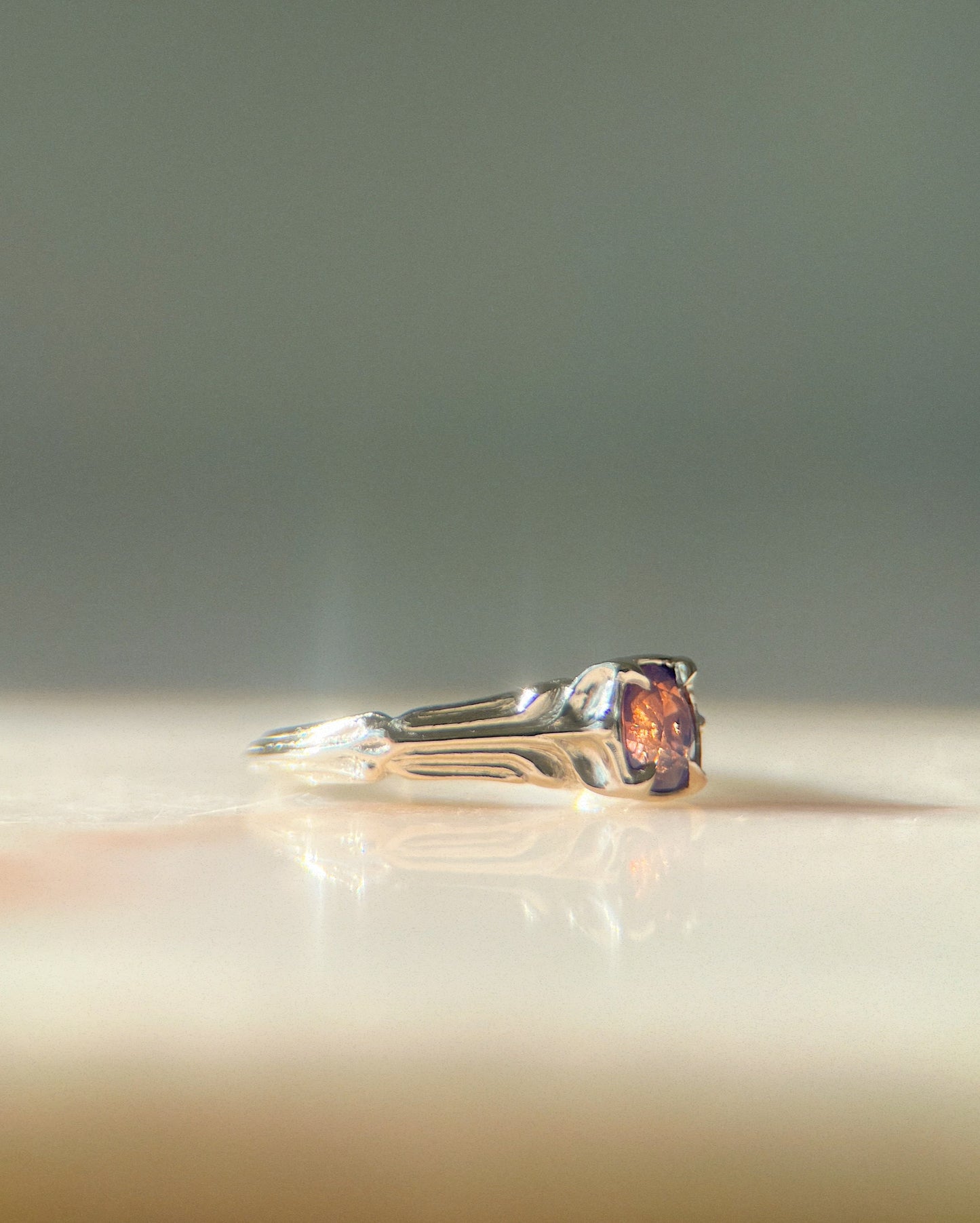 Pillars Pt II // 14k Gold + 0.75ct Sapphire // Ring