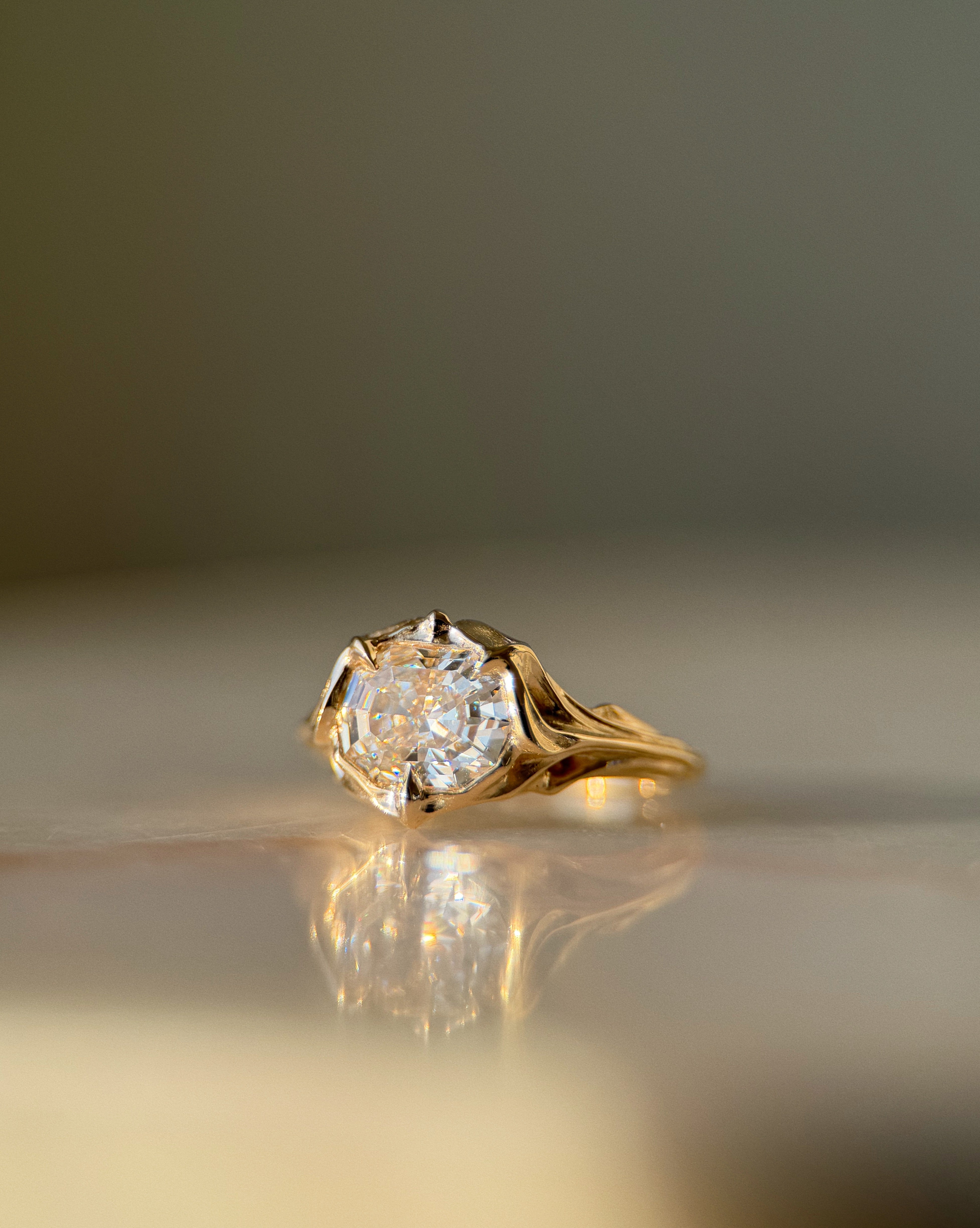 Briar Rose // 14ky + 1.98ct Diamond