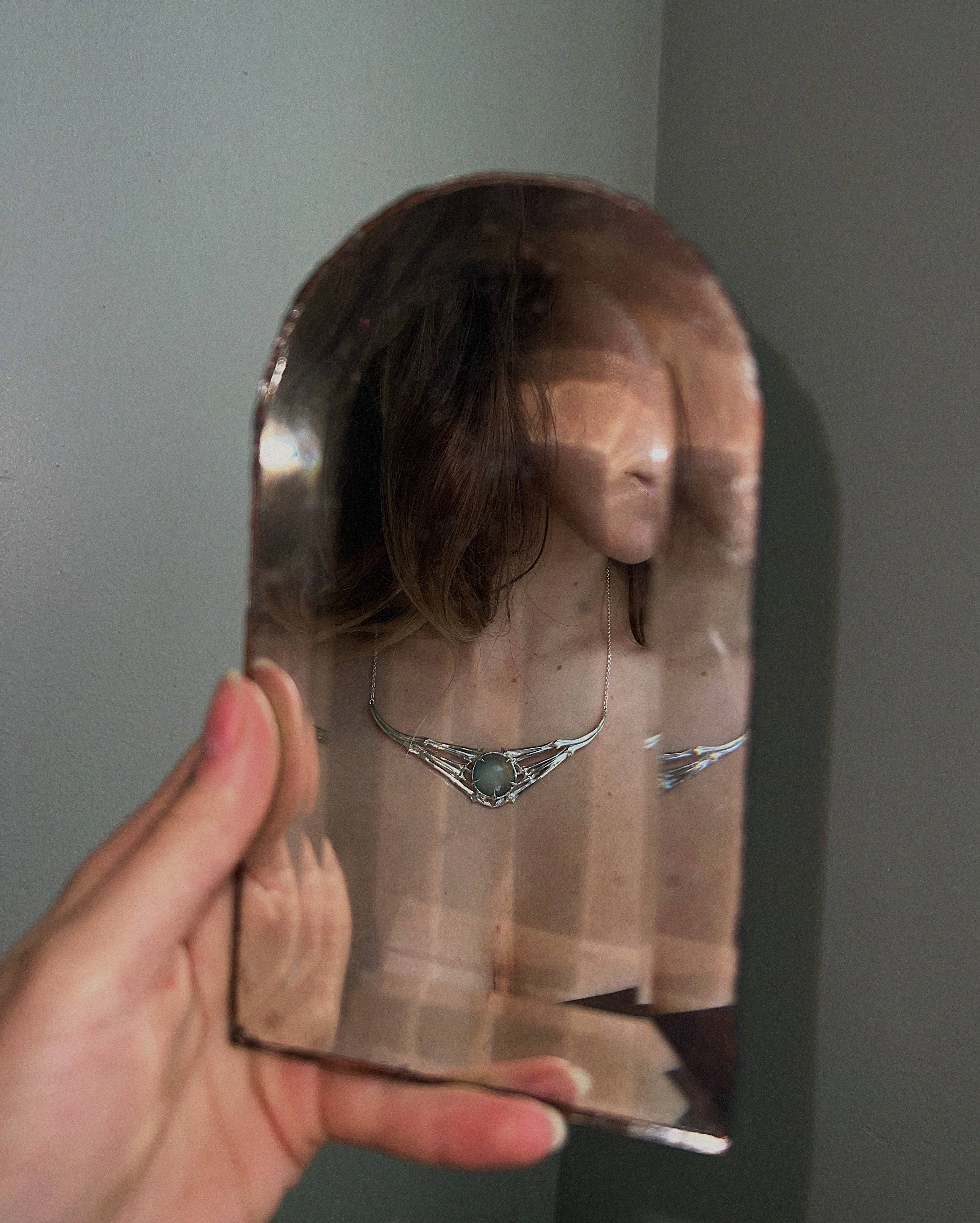 Rib Vault // Aquamarine Necklace