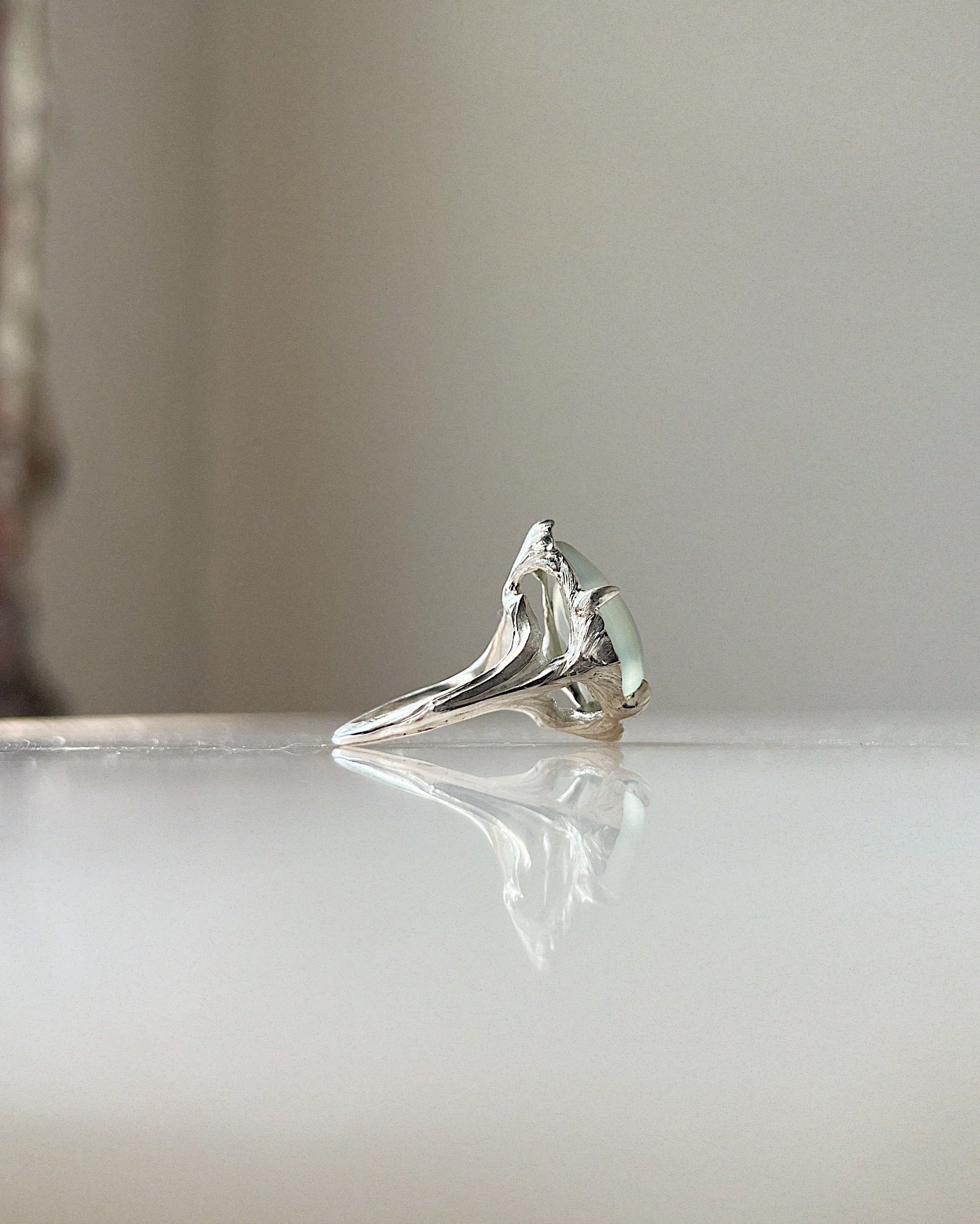Dewdrop // Silver + Moonstone