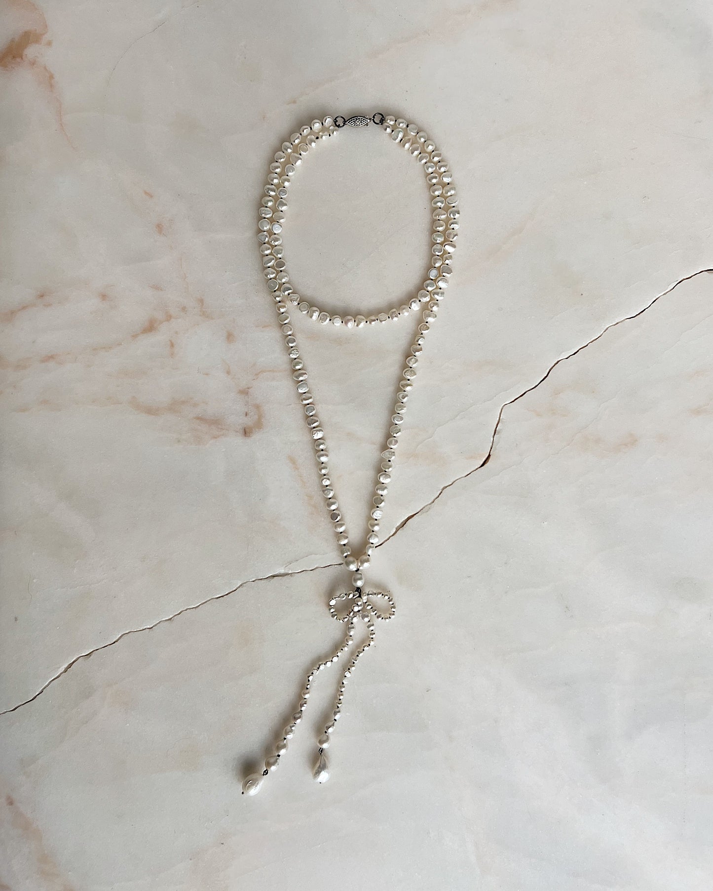 Années Folles II // Baroque And Freshwater Pearl One Of A Kind // Necklace