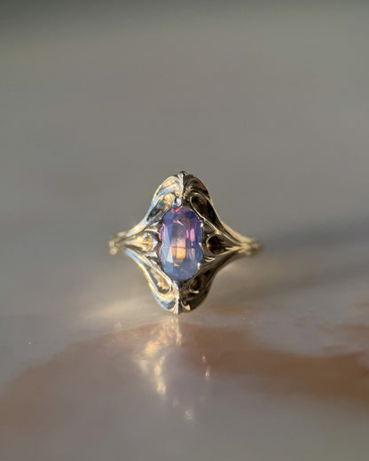 Navis // 14k White Gold + 1.54ct Sapphire // Ring