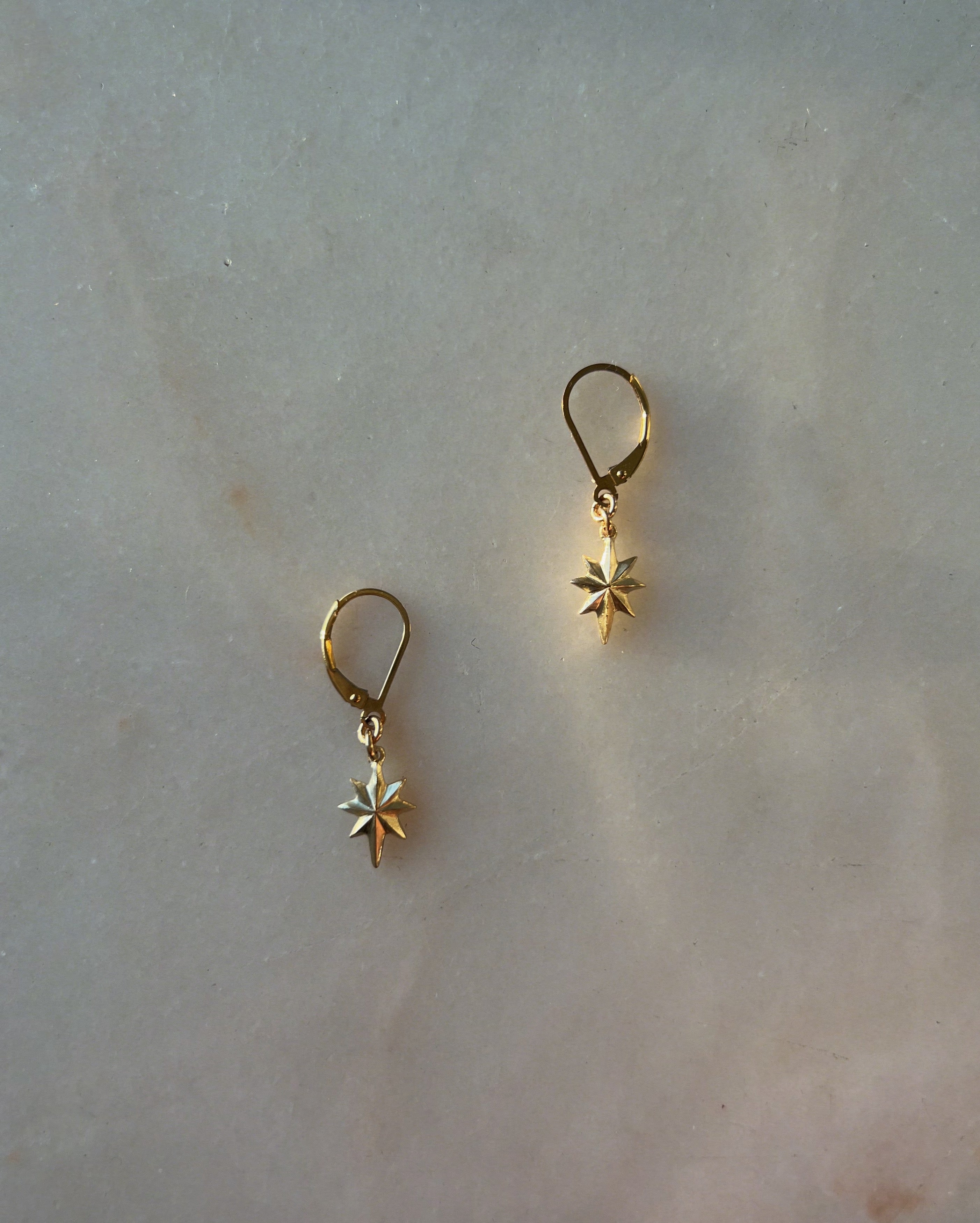 The Fallen Star // Gold Earrings