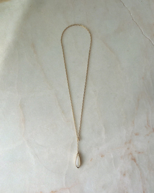 Pendulum // 14K Gold // Gemstone Necklace (RTS)