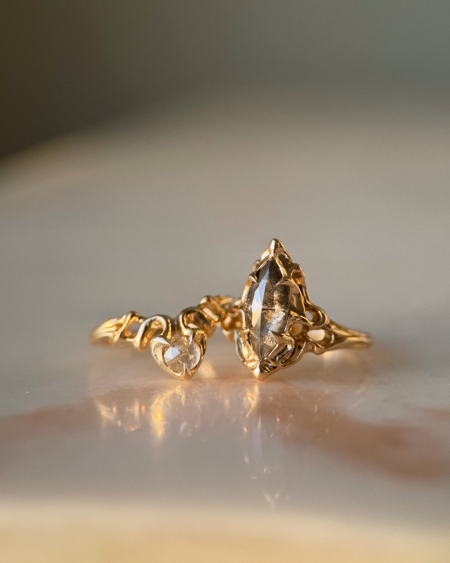 Fouet II // 14ky Gold + Icy Diamond // 4.75