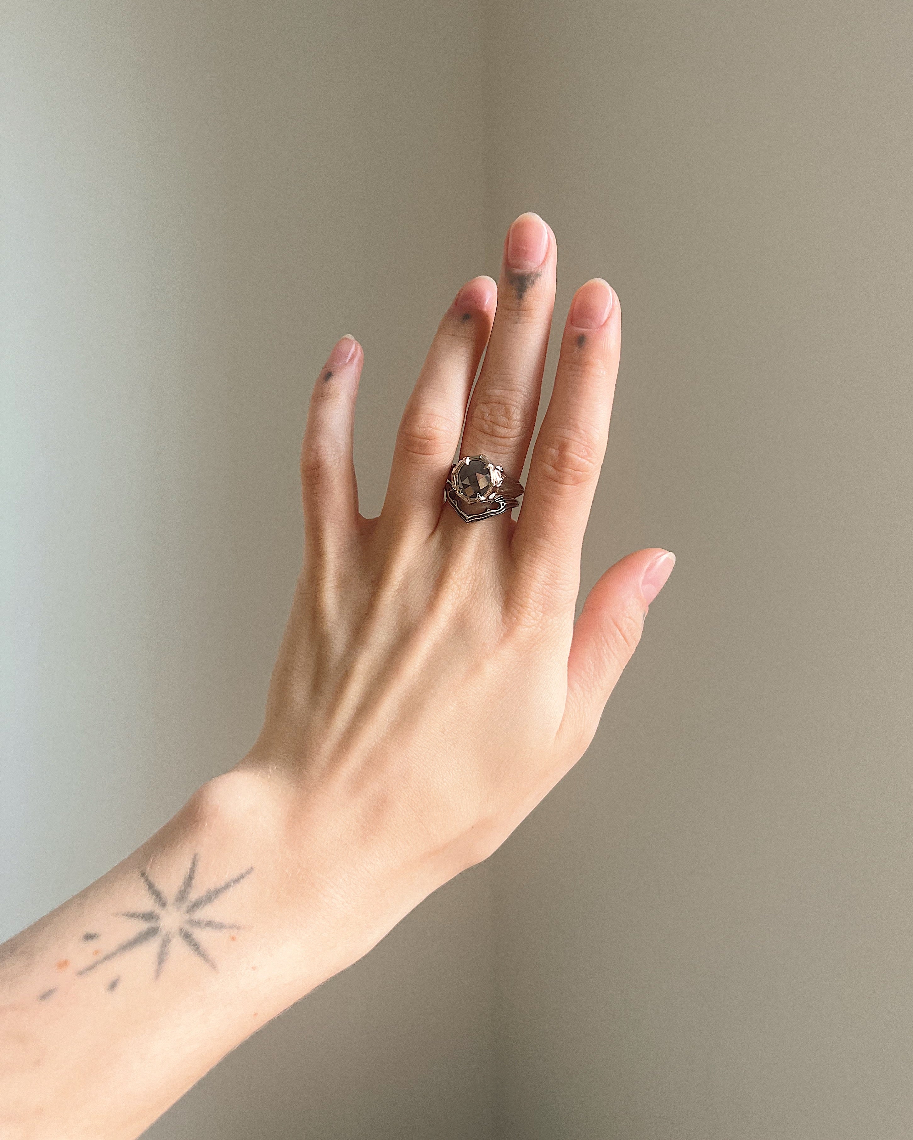 The Rose Window // 14kw + 1.44ct Diamond