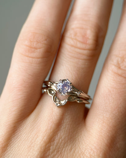Rose Water // One Of A Kind // 14kw // 0.48ct Sapphire