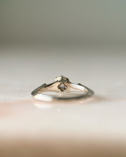 Rose Water // One Of A Kind // 14kw // 0.48ct Sapphire