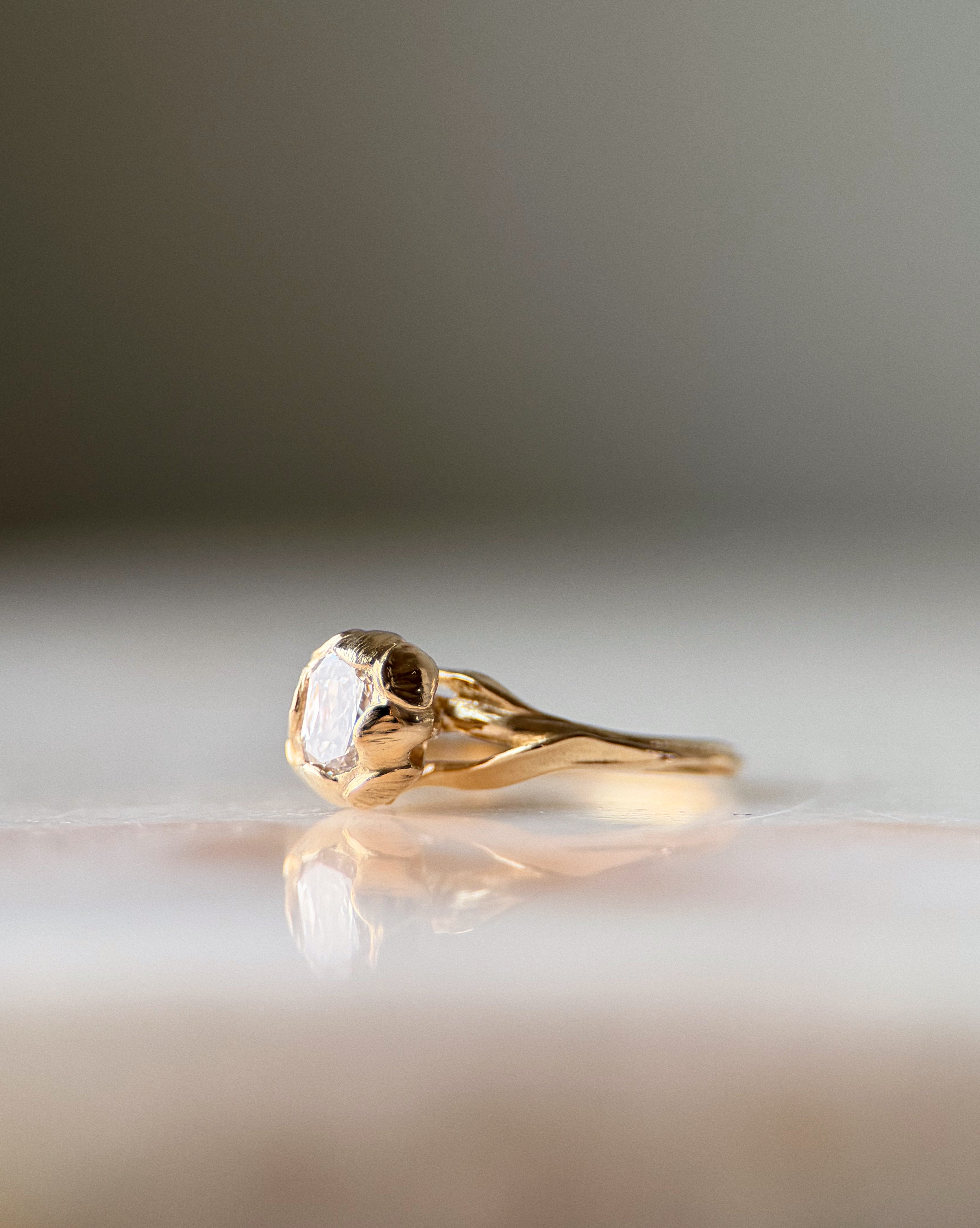 Natasha Pt I // 14ky Gold + Champagne Diamond // 5.75