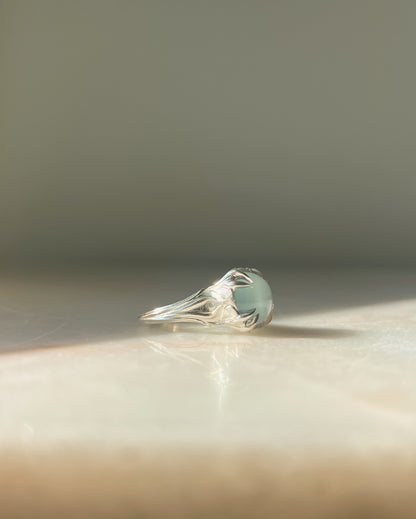 Of the Earth // Milky Aquamarine One of a Kind // Size 6.5