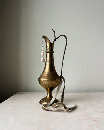 Empty Pitcher // Brass // House Ornament