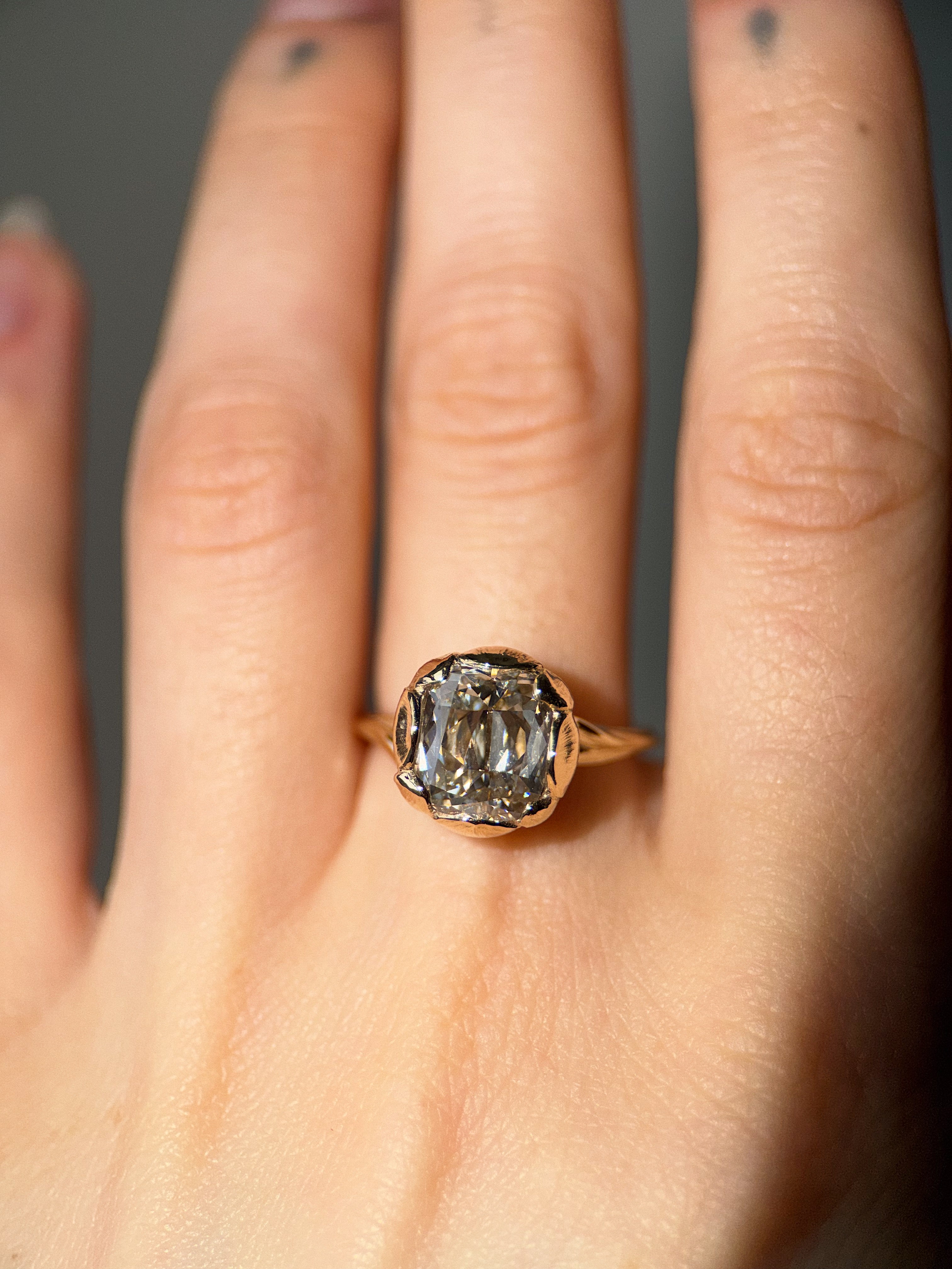 Natasha Pt II // 14ky Gold + 3.52 ct Diamond // 6.75