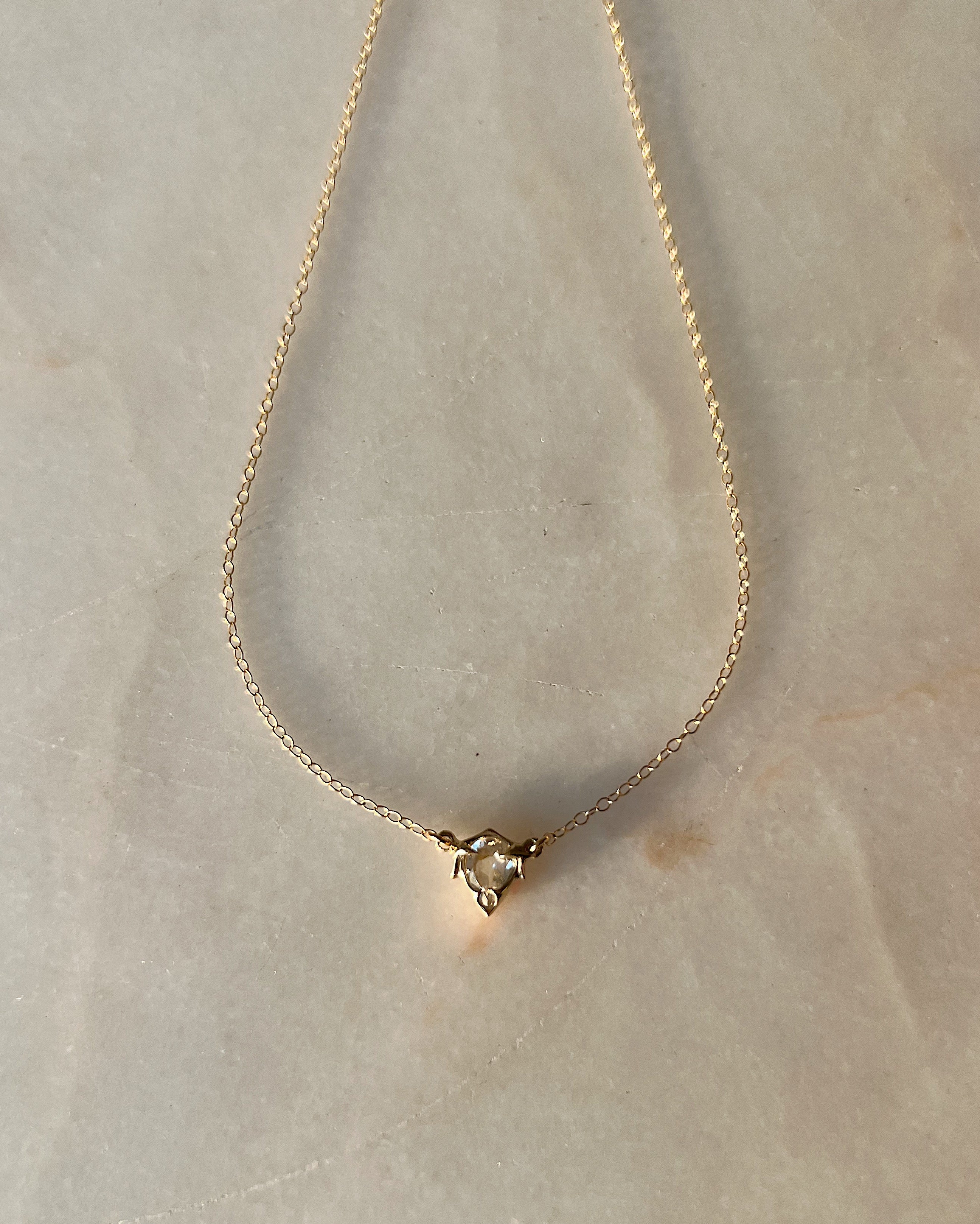 Eden II // Small Charm Necklace // Gold