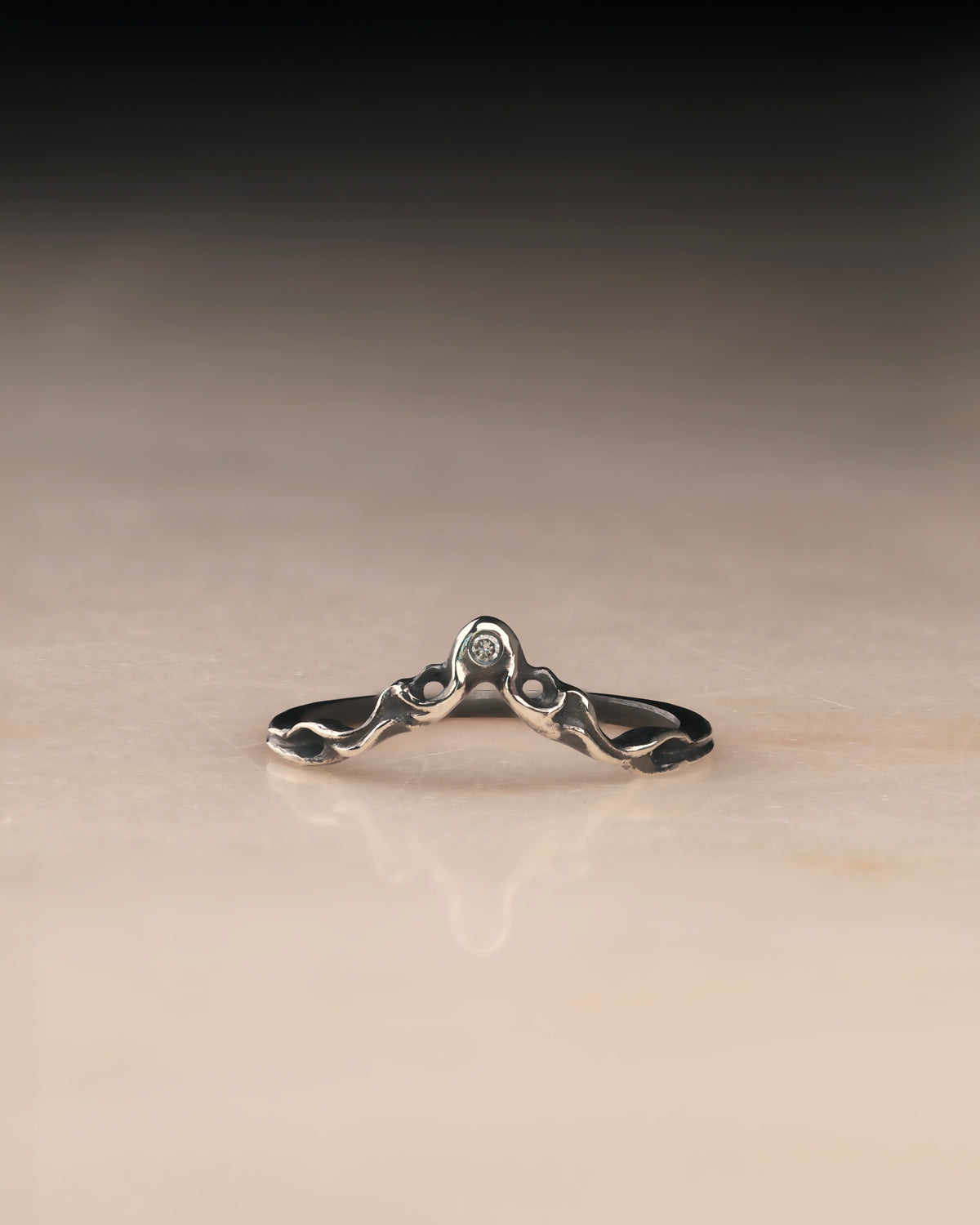 Archangel Shadow // White Moissanite // 5.75