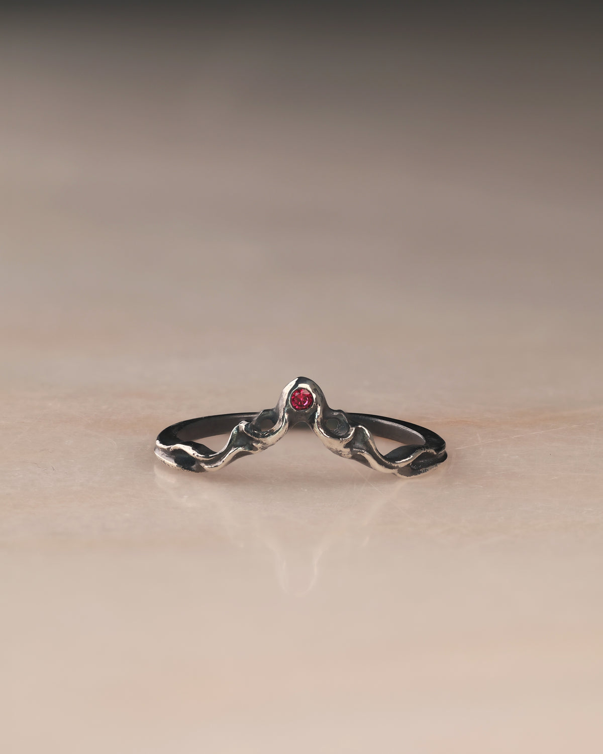 Archangel Shadow // Lab-Grown Ruby // 5.75