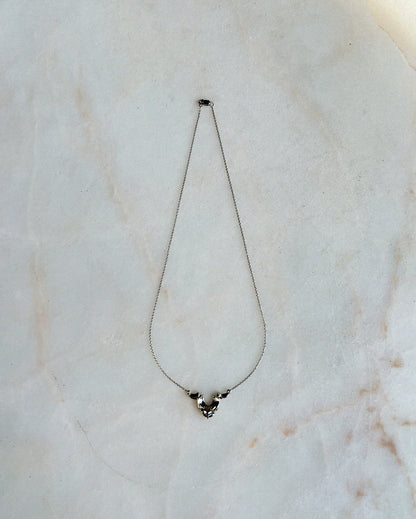 The Vault II // 14k White Gold + Diamond // Necklace