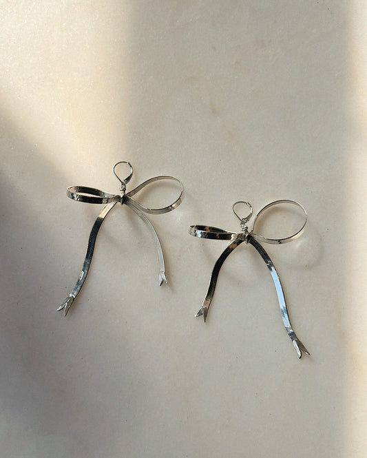 Ribbon Bows I // Limited // XL Earrings