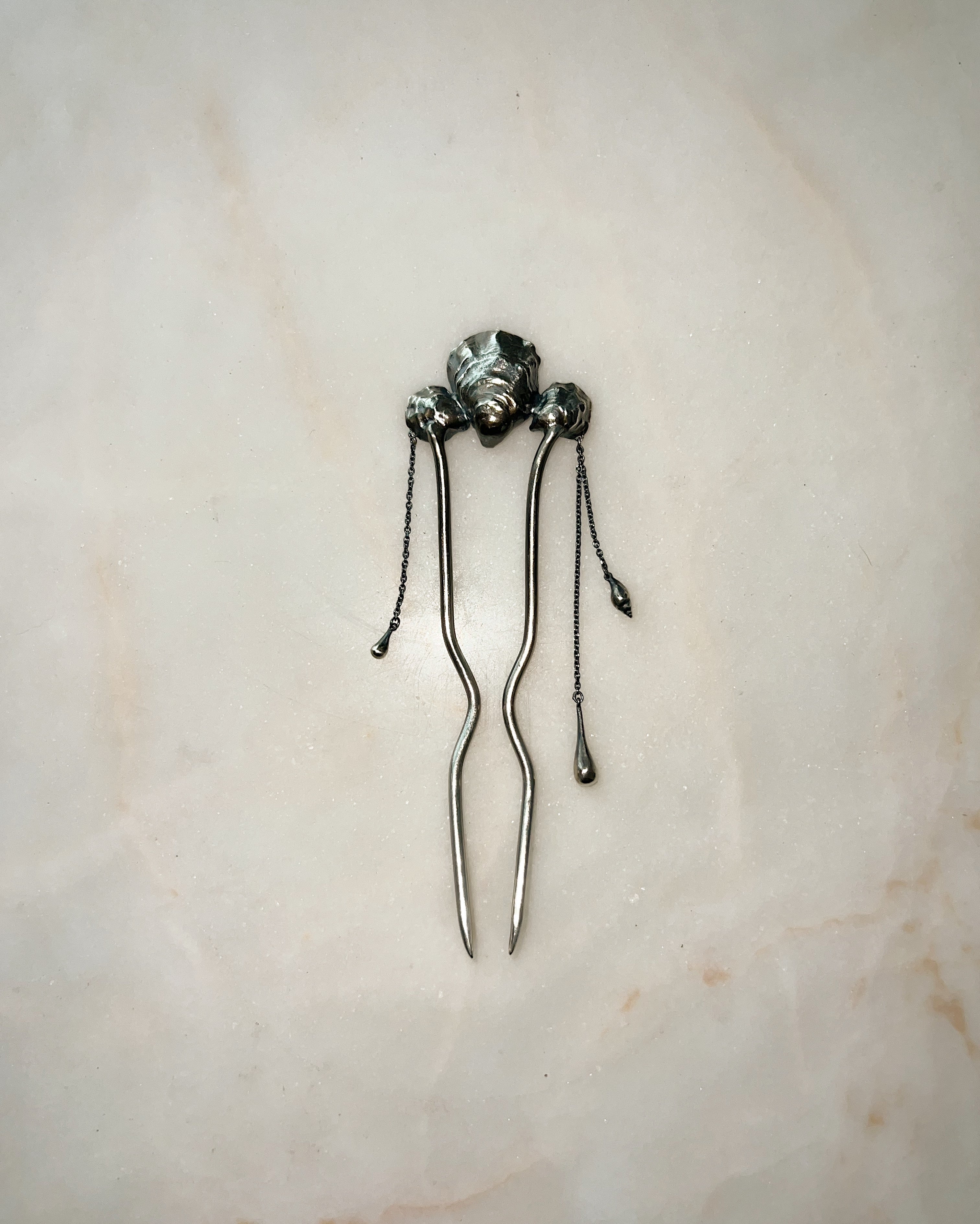 Sea Nymph // Silver French Pin
