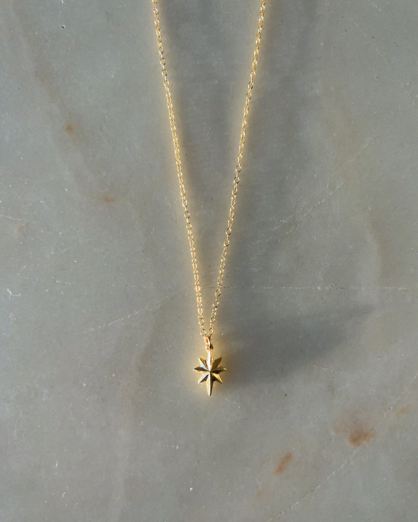 The Fallen Star // 14k Gold // Necklace