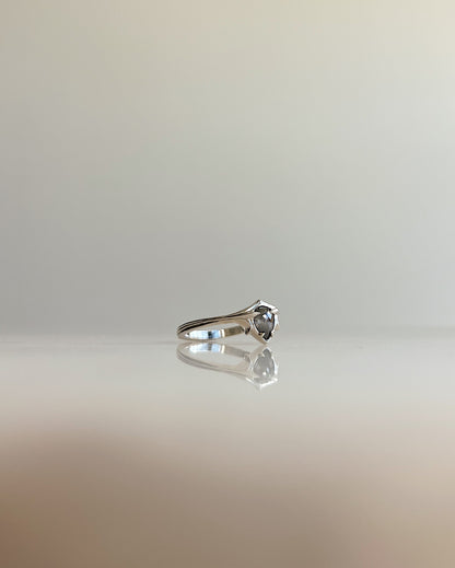 Eden II // 14k White Gold + Diamond // Ring