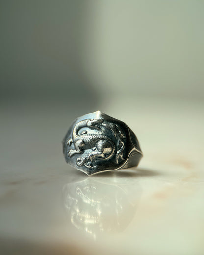 The Chambord Salamander // Signet Ring