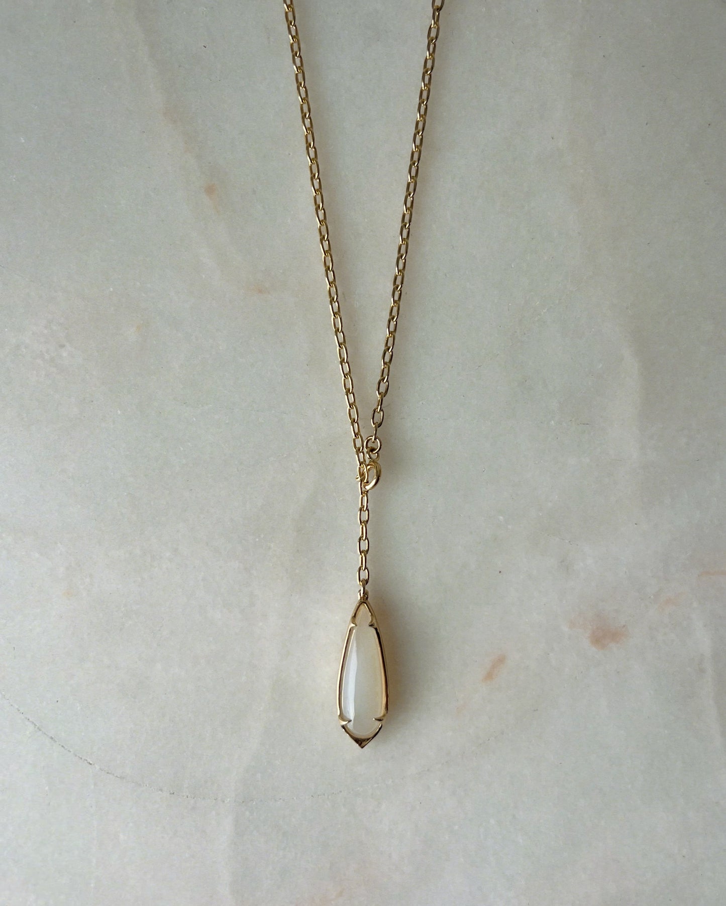 Pendulum // 14K Gold // Gemstone Necklace (RTS)