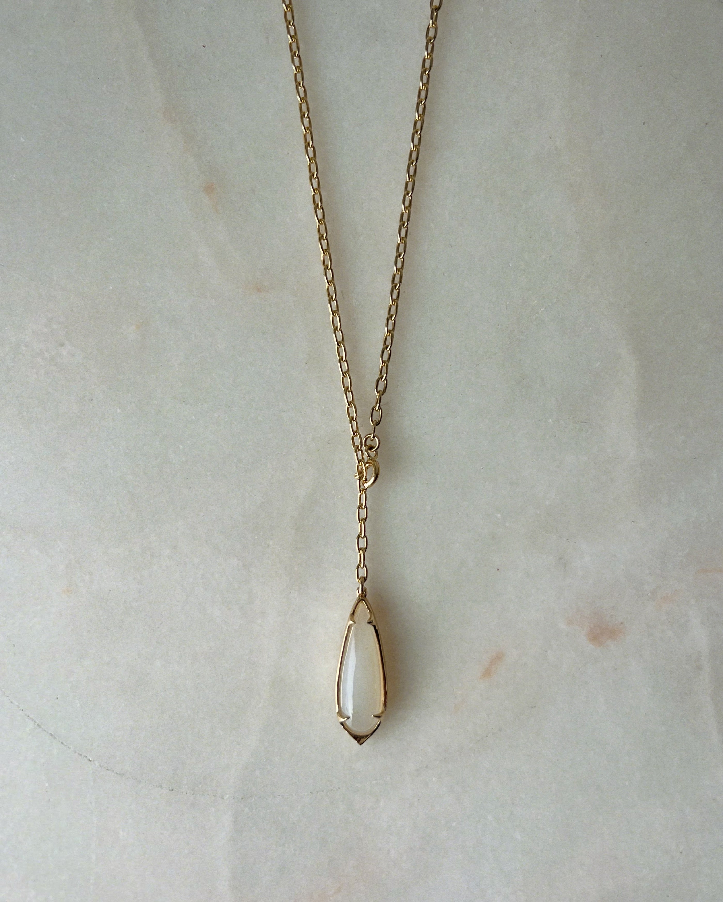 Pendulum // Gold // Gemstone Necklace