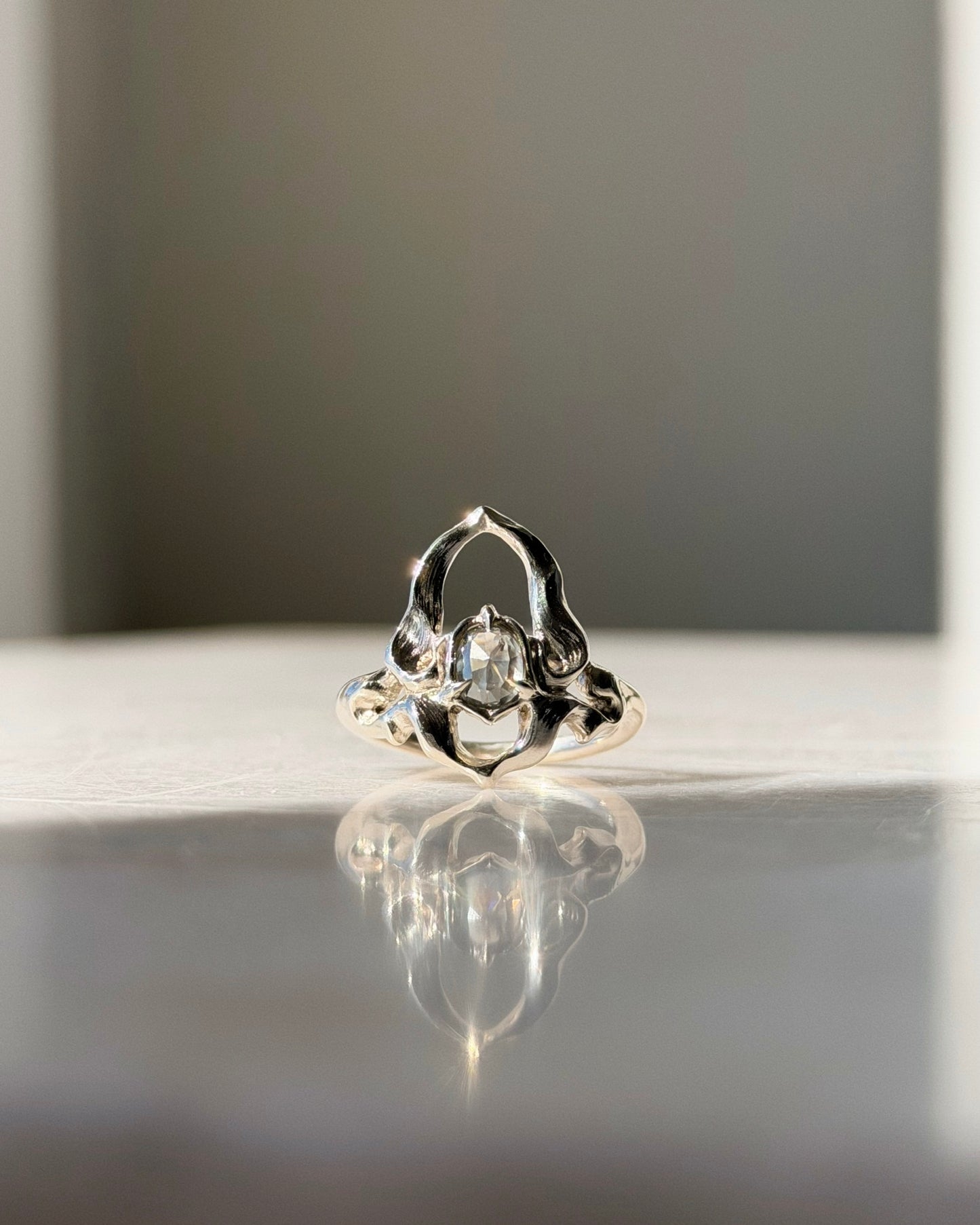 Scarab // One Of A Kind Ring // 14kw // 0.67ct Diamond