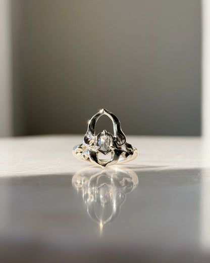 Scarab // One Of A Kind Ring // 14kw // 0.67ct Diamond